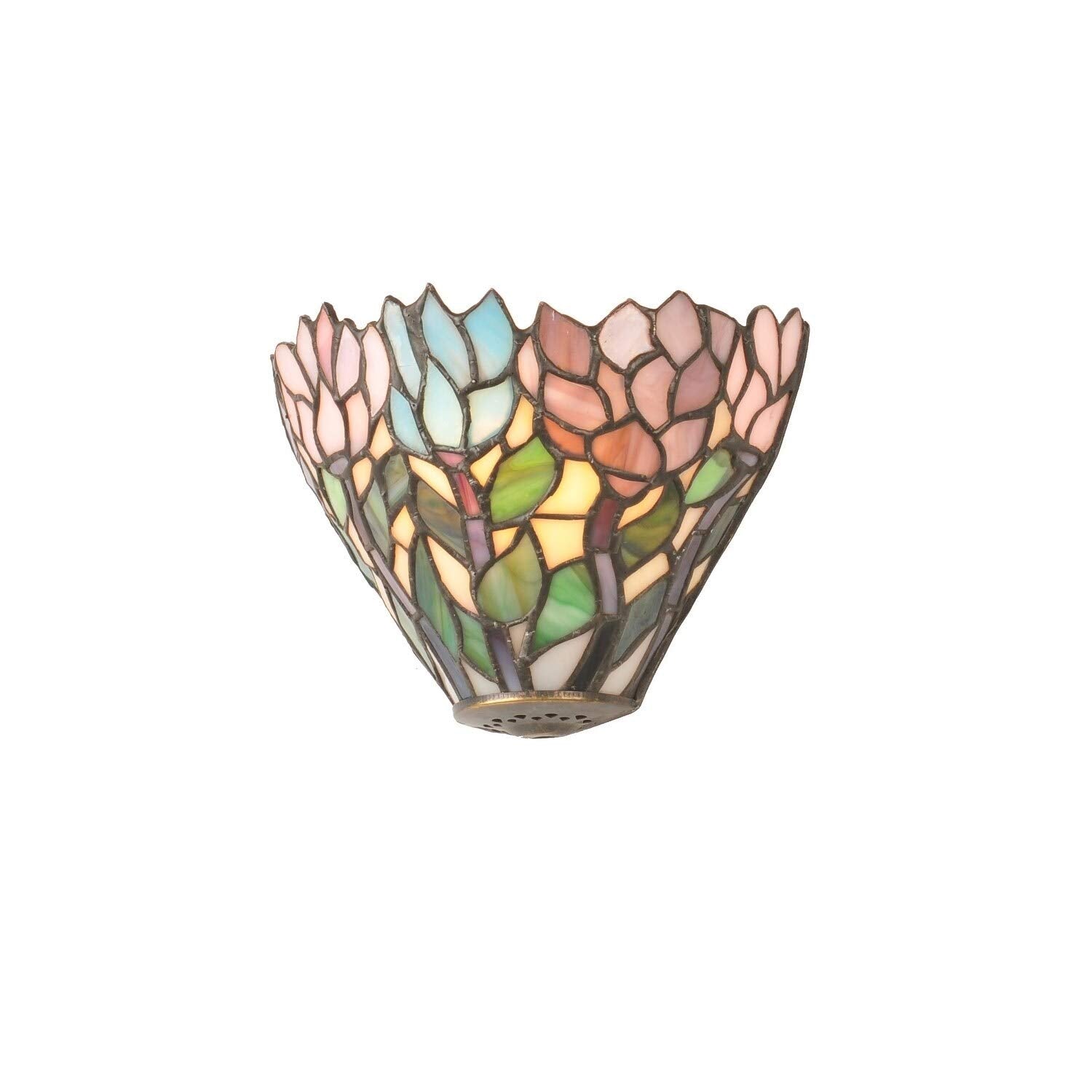 Meyda Tiffany 99198 Wisteria Wall Sconce, 7 inch Width