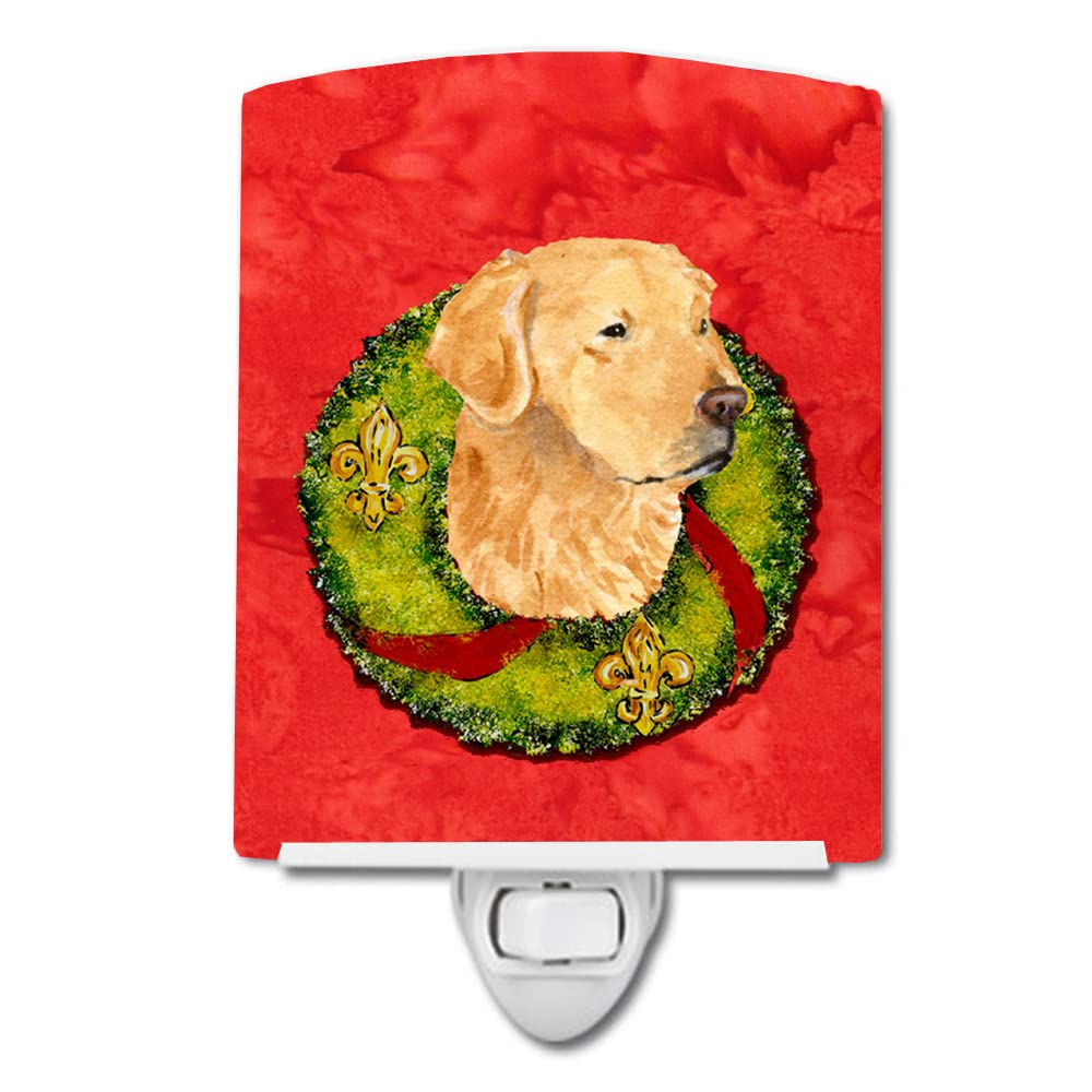 Carolines Treasures Ceramic Night Light Golden Retriever 6x4x3in, Model SS4166CNL, UL-Certified, Ideal for Bedroom, Bathroom, Nursery