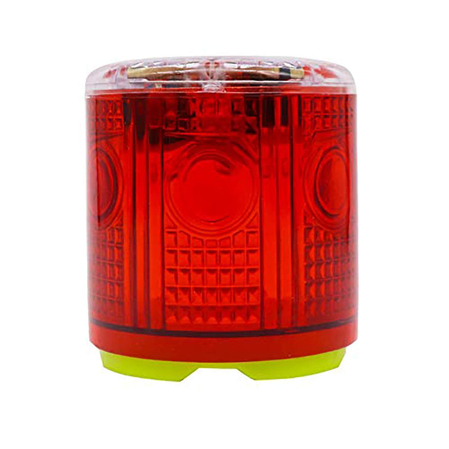 Solar Strobe Warning Light, with Strong Magnetic Base High Bright LED Flashing 360 Wireless Control Automatically Turn On Waterp