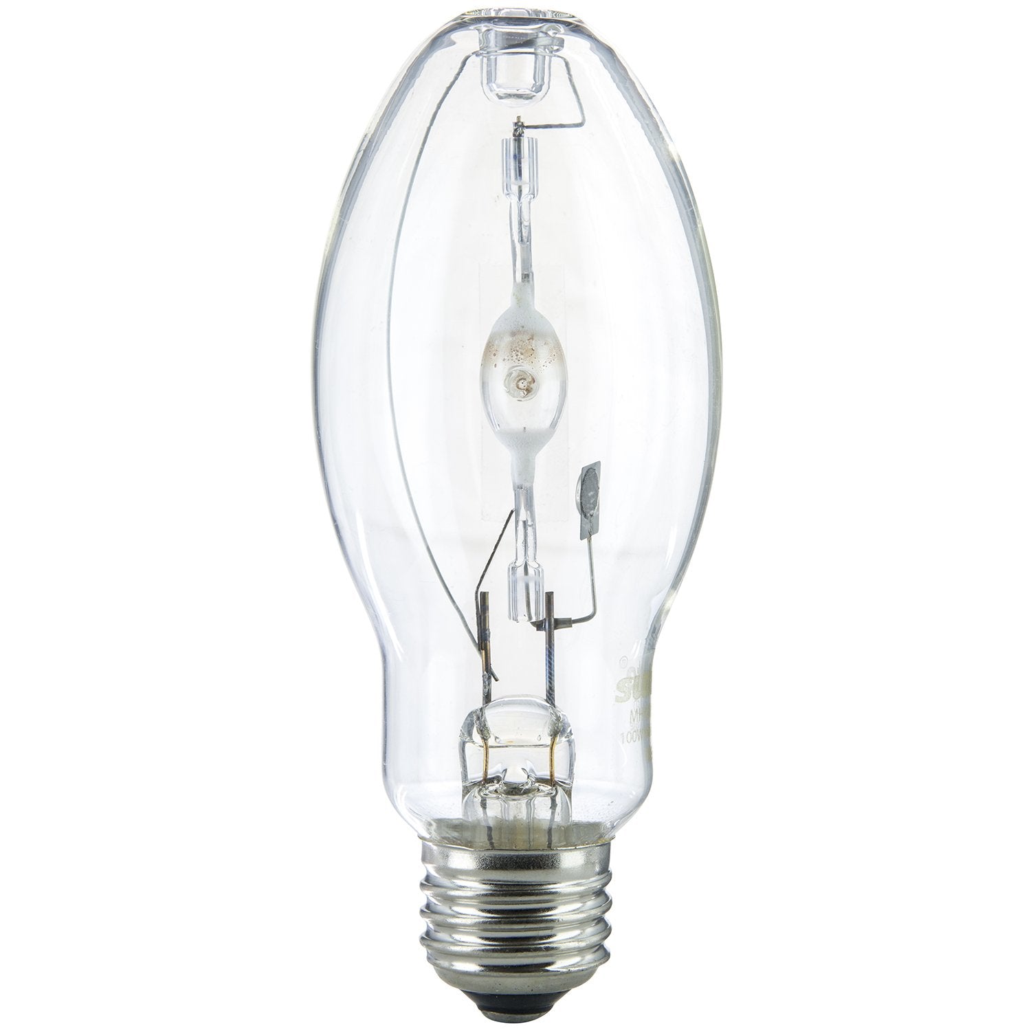 Sunlite 03645-Su Mh100/U/Med M90 Metal Halide Lamp, 100 Watts, Pulse Start, Medium Base (E26), Ed17, 12,000 Hours Life, 9000 Lum