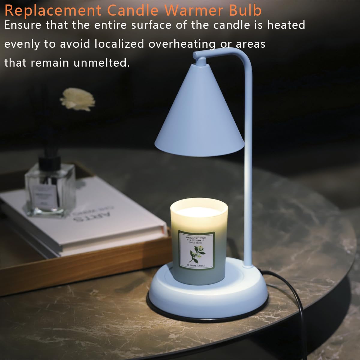 Bogao GU10 Halogen Bulbs 50W Dimmable 2800K Warm White Pack of 6 for Track and Range Hood Lighting