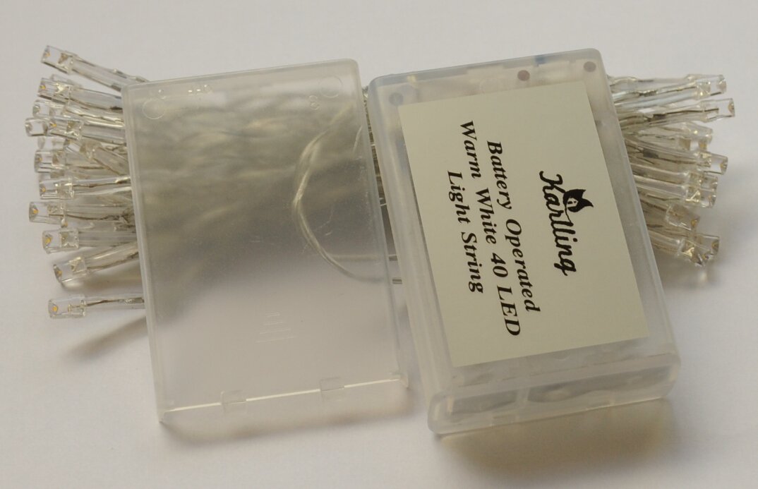 Karlling Battery Operated Blue 40 Led Fairy Light String Wedding Party Xmas Christmas Decorations(Blue)