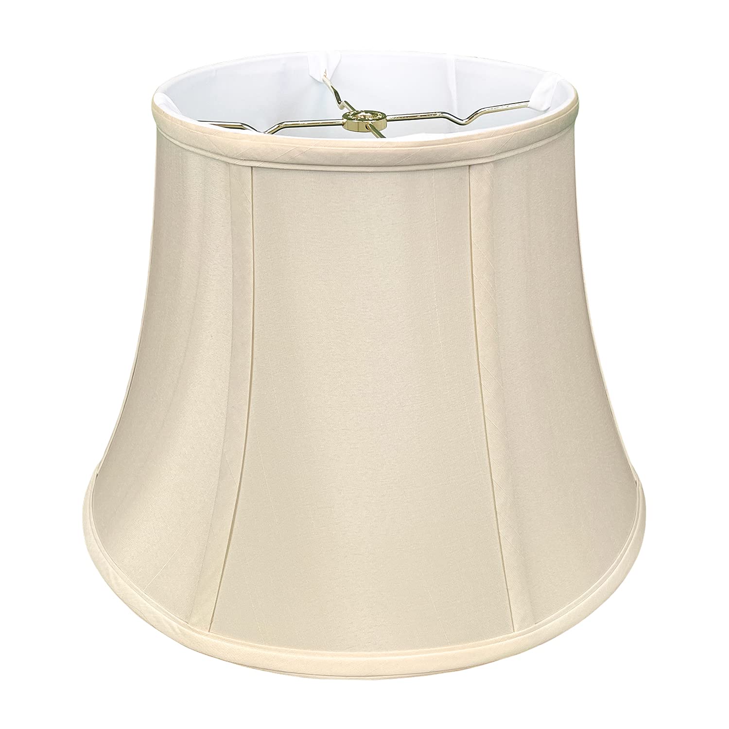Royal Designs Modified Bell Lamp Shade, Metal, Beige, 11 x 18 x 13.5, Model BS-708-18BG