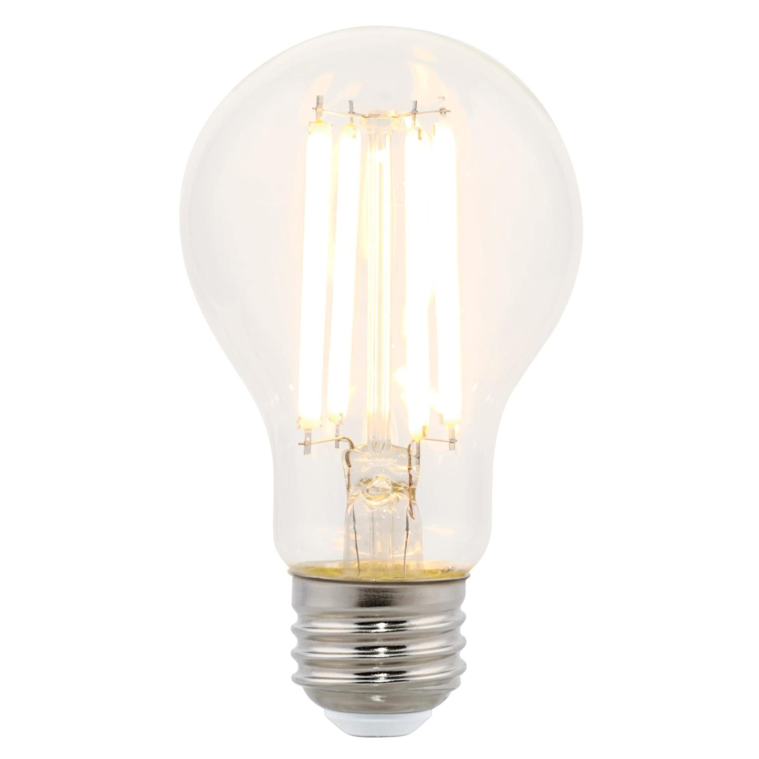 Westinghouse 5255000 10 Watt (100 Watt Equivalent) A19 Dimmable Clear Filament Led Light Bulb, Medium Base