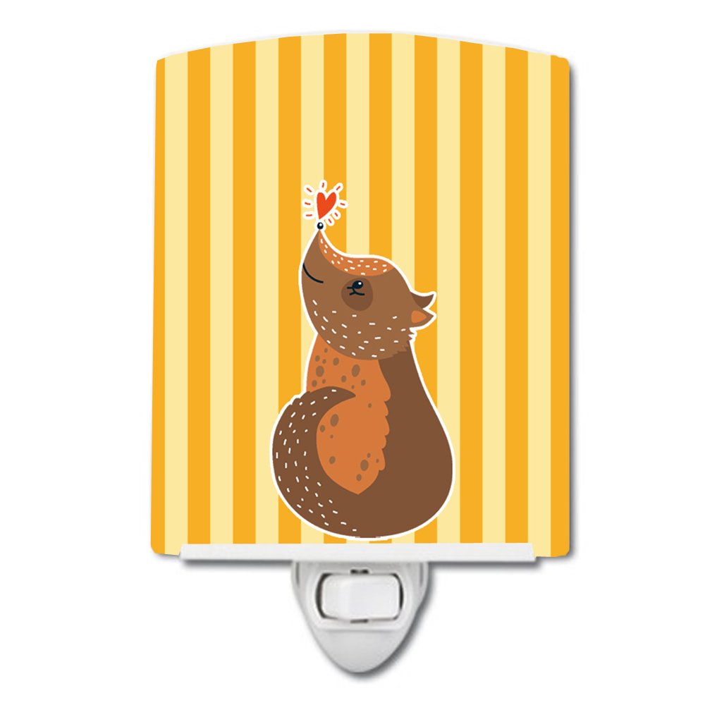 Carolines Treasures BB6743CNL Opossum Love Ceramic Night Light Compact, ULCertified, Ideal for Bedroom, Bathroom, Nursery, Hal