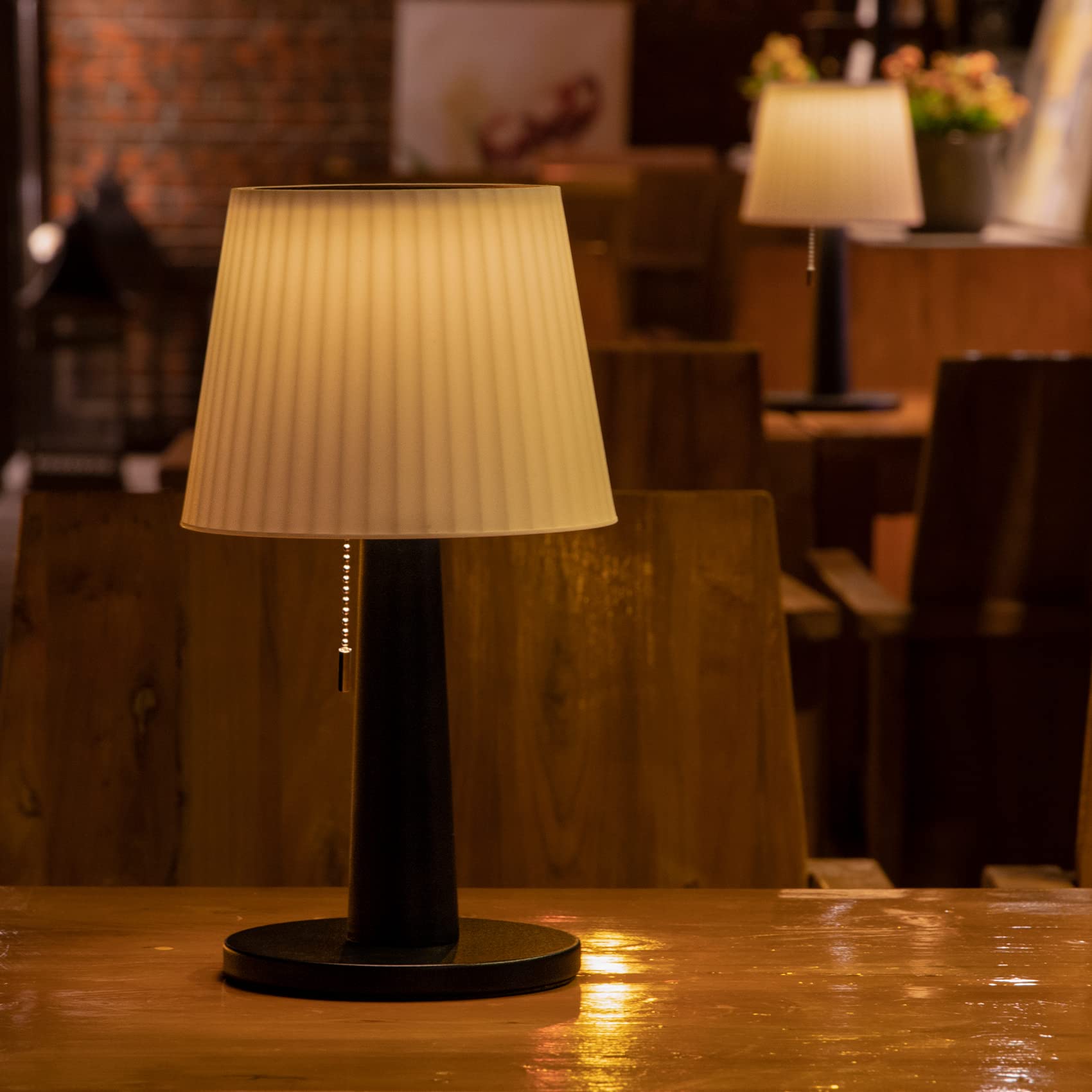 Beautyard Solar Table Lamp - Waterproof Led, 3 Modes, Cordless For Indoor/Outdoor Use, White