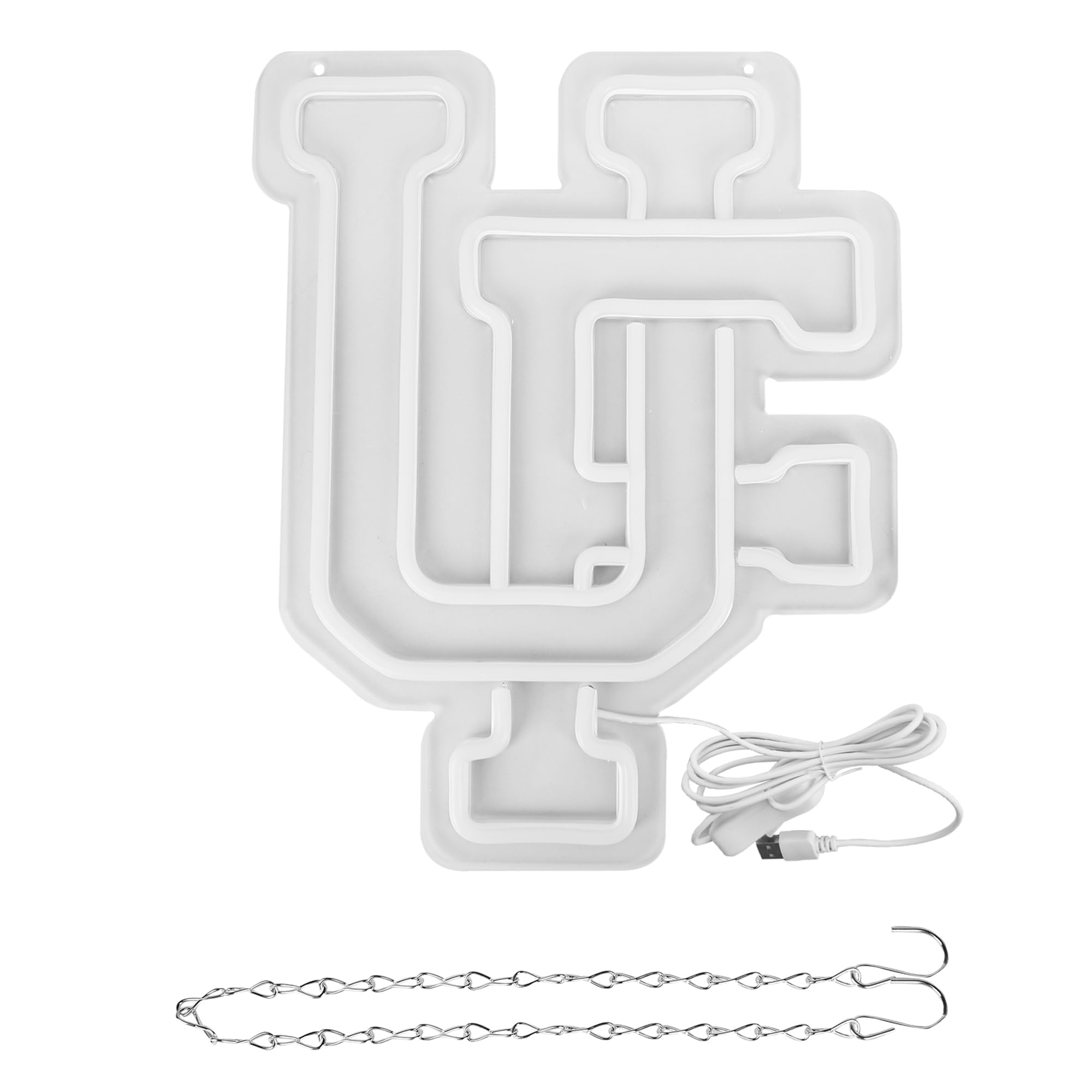 Ftmggdg Uf Neon Sign - College Wall Decor, American Football Team Logo, Dorm Room Decoration