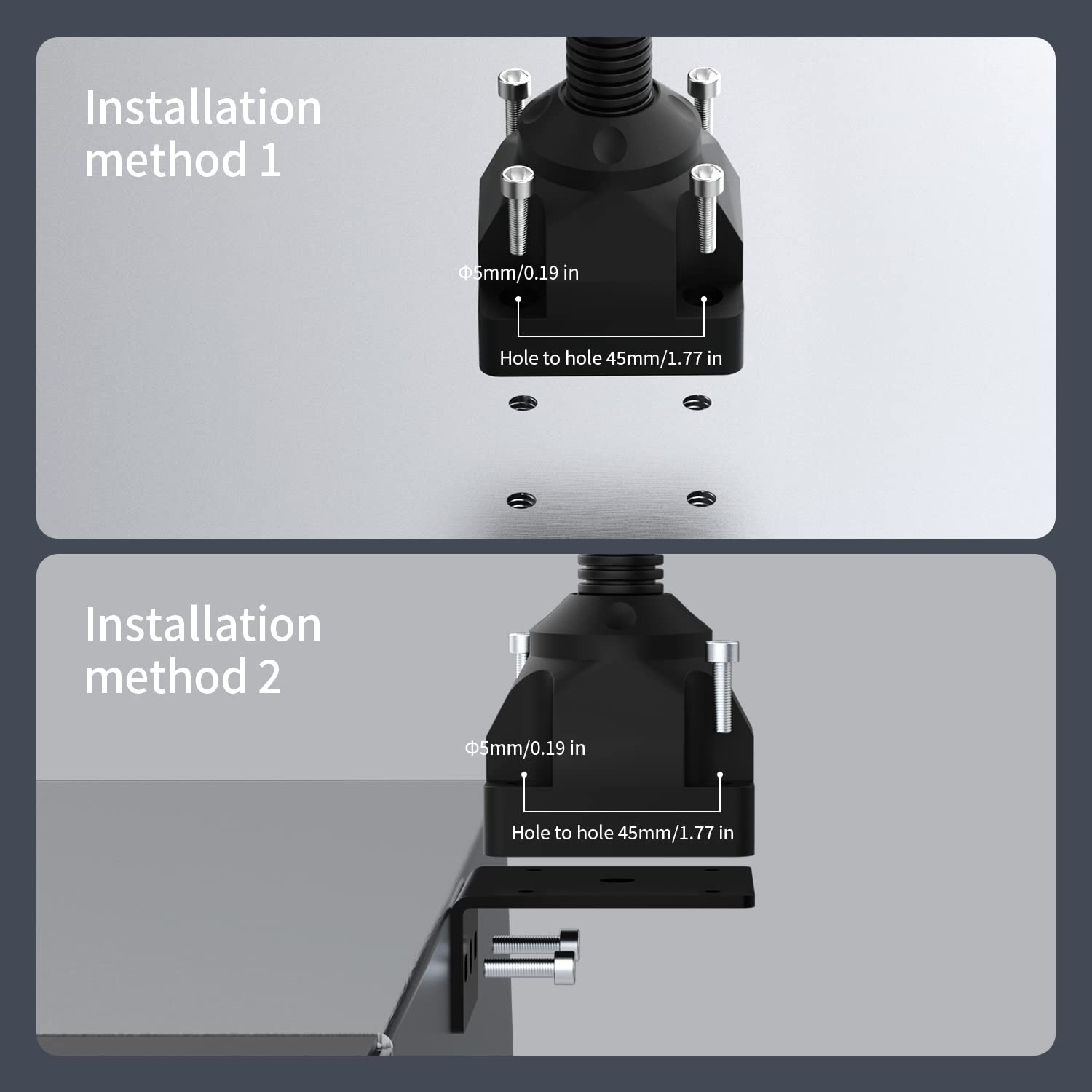 Flexible Work Light, Machine Light, Gooseneck Led Light Ip66 Waterproof 800 Lumen 120 Volt 44Leds Screw Mounted Floodlights For Machine Tools Lathes And Workbenches