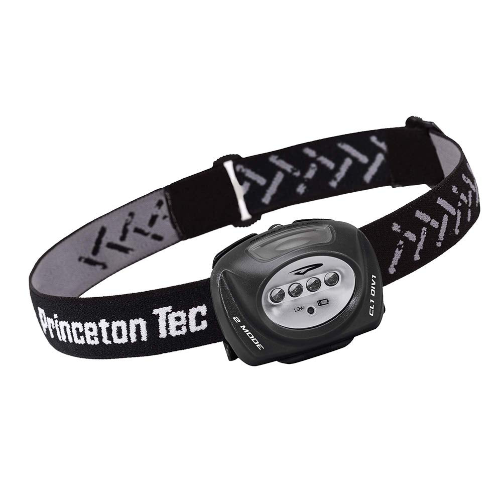 Princeton Tec Quad Industrial Headlamp - Black, One Size, Plastic Material