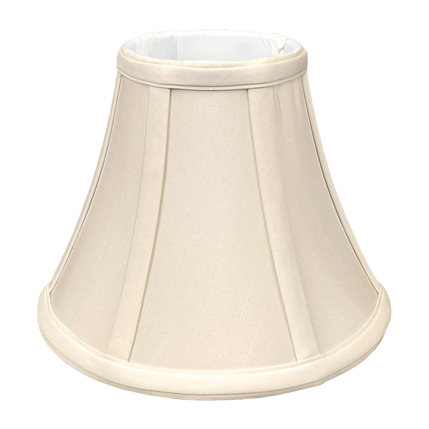 Royal Designs, Inc. True Bell Lamp Shade, UNO Table Lamp Fitter, Beige, 4" x 8" x 7.25, BS-704UT-8BG