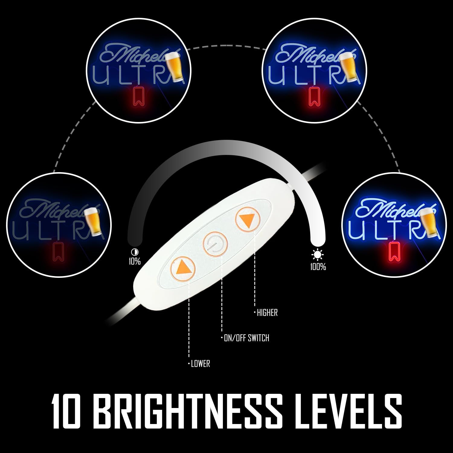 Howdy Neon Sign for Wall Decor Dimmable Howdy Neon Led Sign for Bedroom Wall Light Up Sign Neon Signs for Birthday Party Home Ba