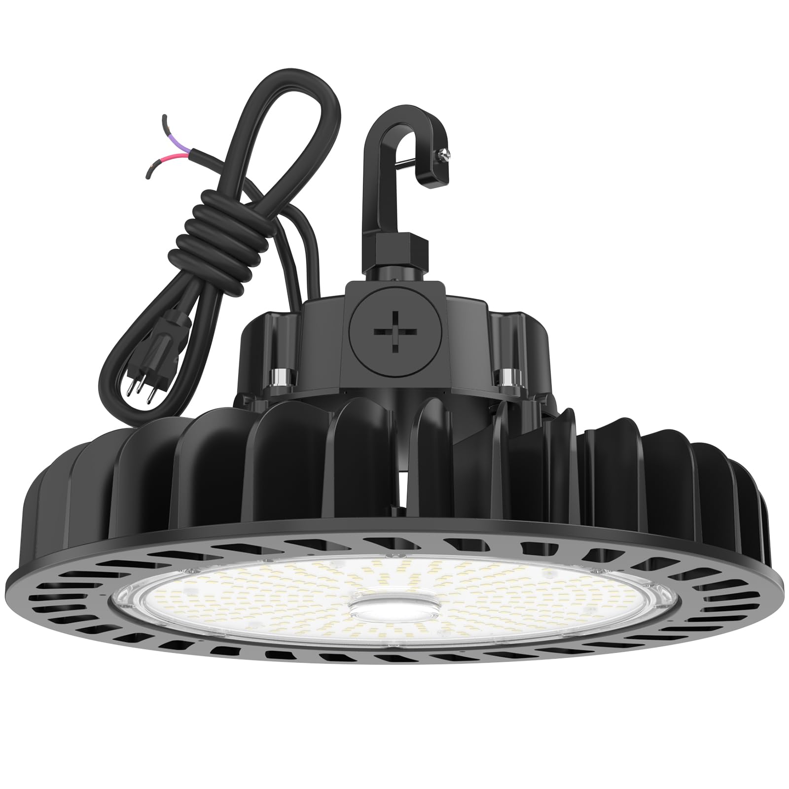 HYPERLITE UFO LED High Bay Light 150W 21,750LM (145LM/W) 1-10V Dimmable High Bay Led Lights, UL Listed 4000K High Bay LED Lights