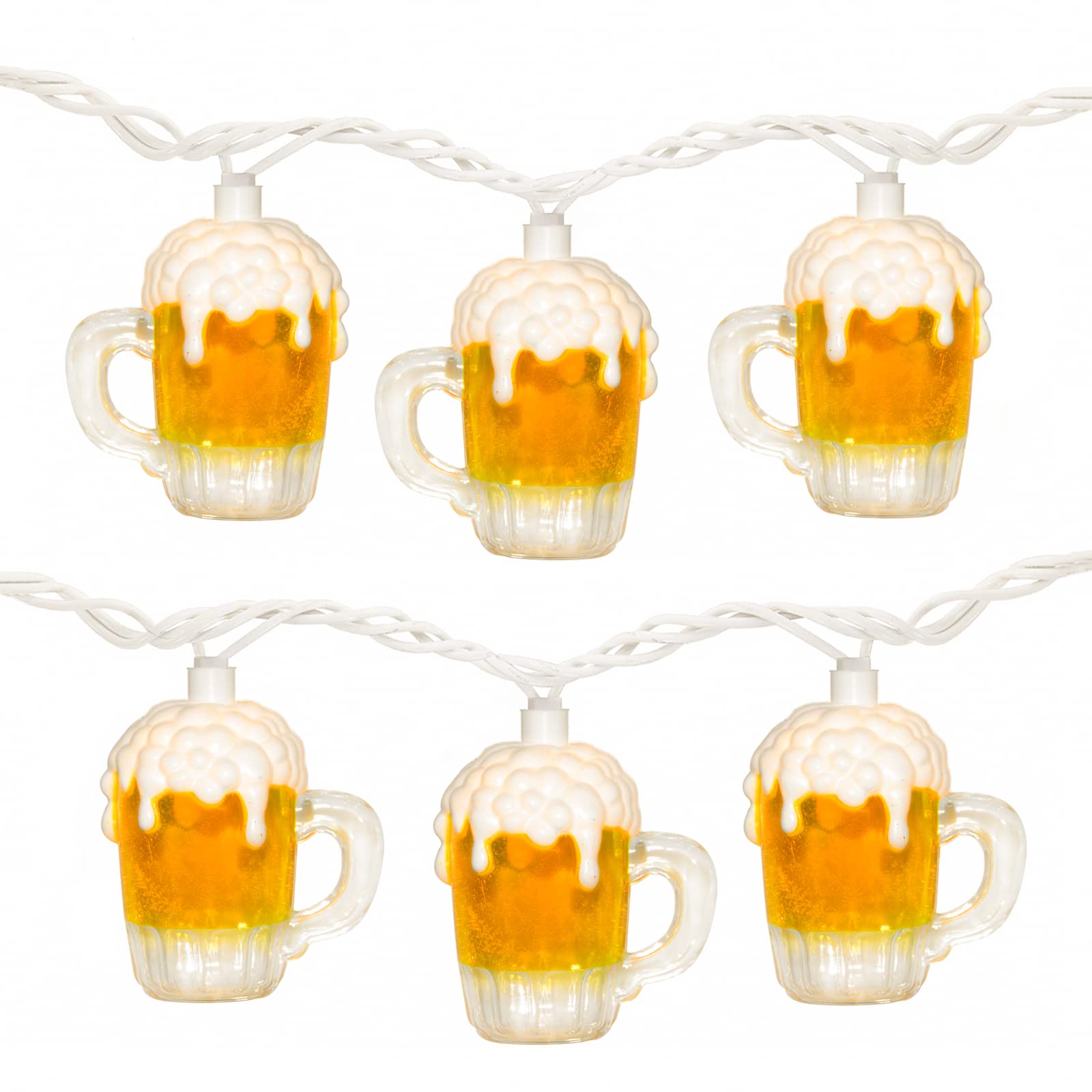 Pallerina St. Patrick'S Day String Lights, 8.5Ft Green Clover Decor With 10 Shamrock Lights