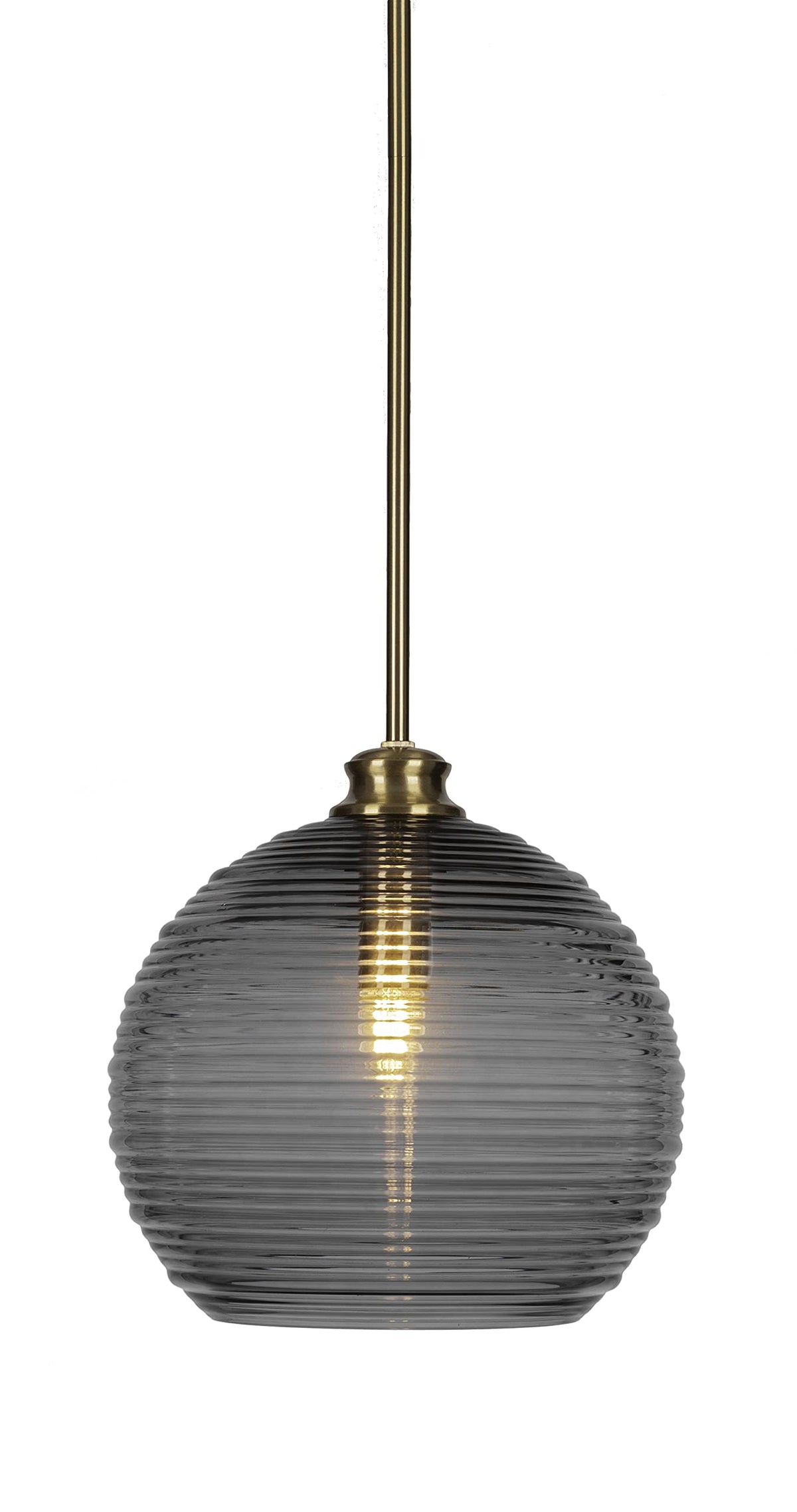 Malena 1 Light Pendant in New Age Brass (71-NAB-5132)