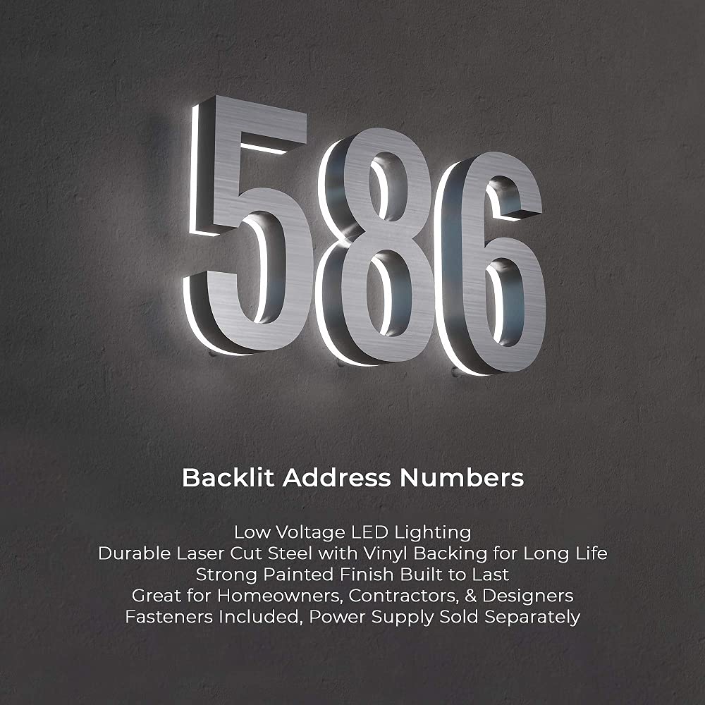 Led Driver 24W Power Supply - Ip67 Waterproof Transformer For Lumanumbers Led Address Numbers, Low Voltage 9V Dc Power Supply (S