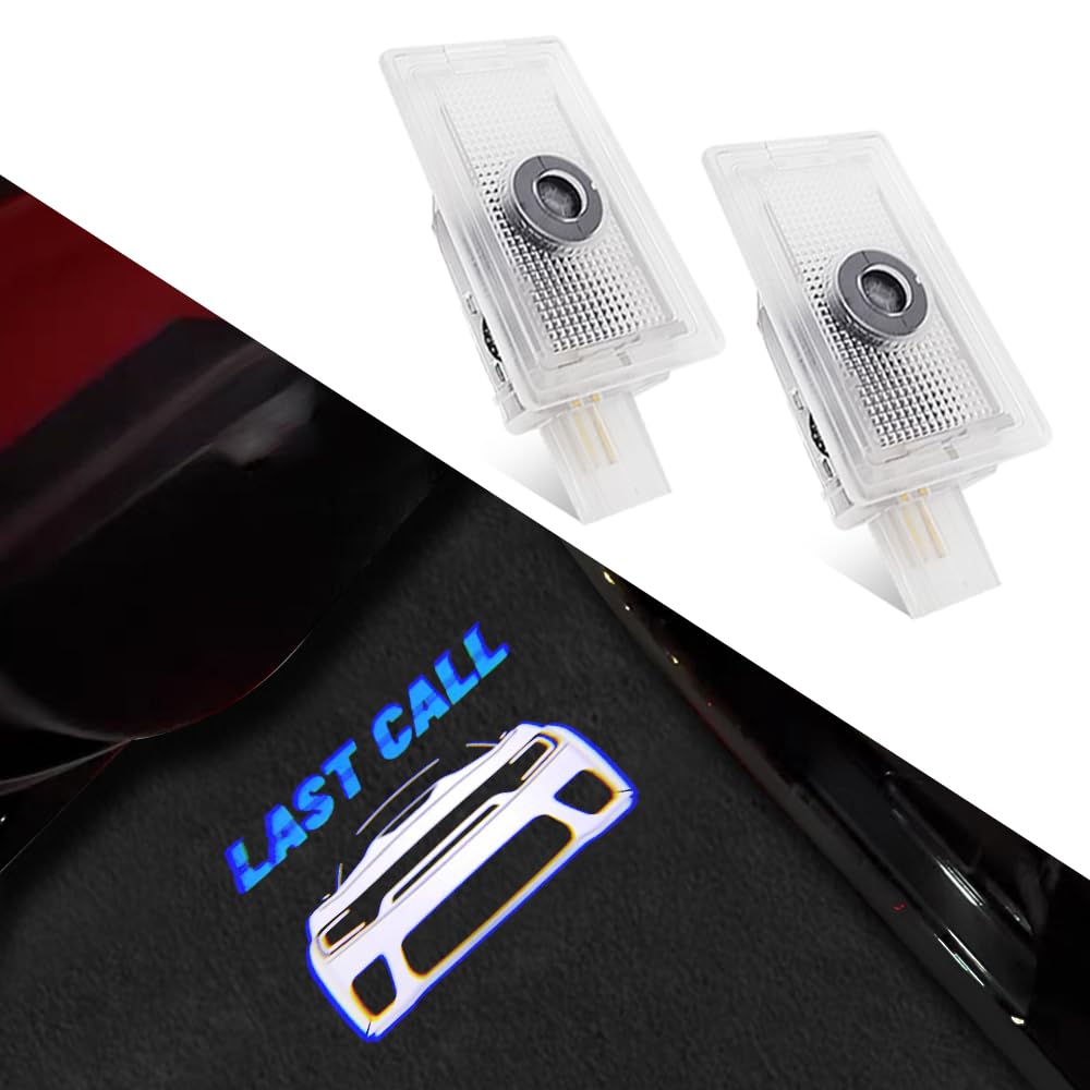 Uuakarin 2 Pcs Non-Fading Last Call Car Door Logo Lights Compatible For Charger 2010-Present Courtesy Led Ghost Shadow Light Pro