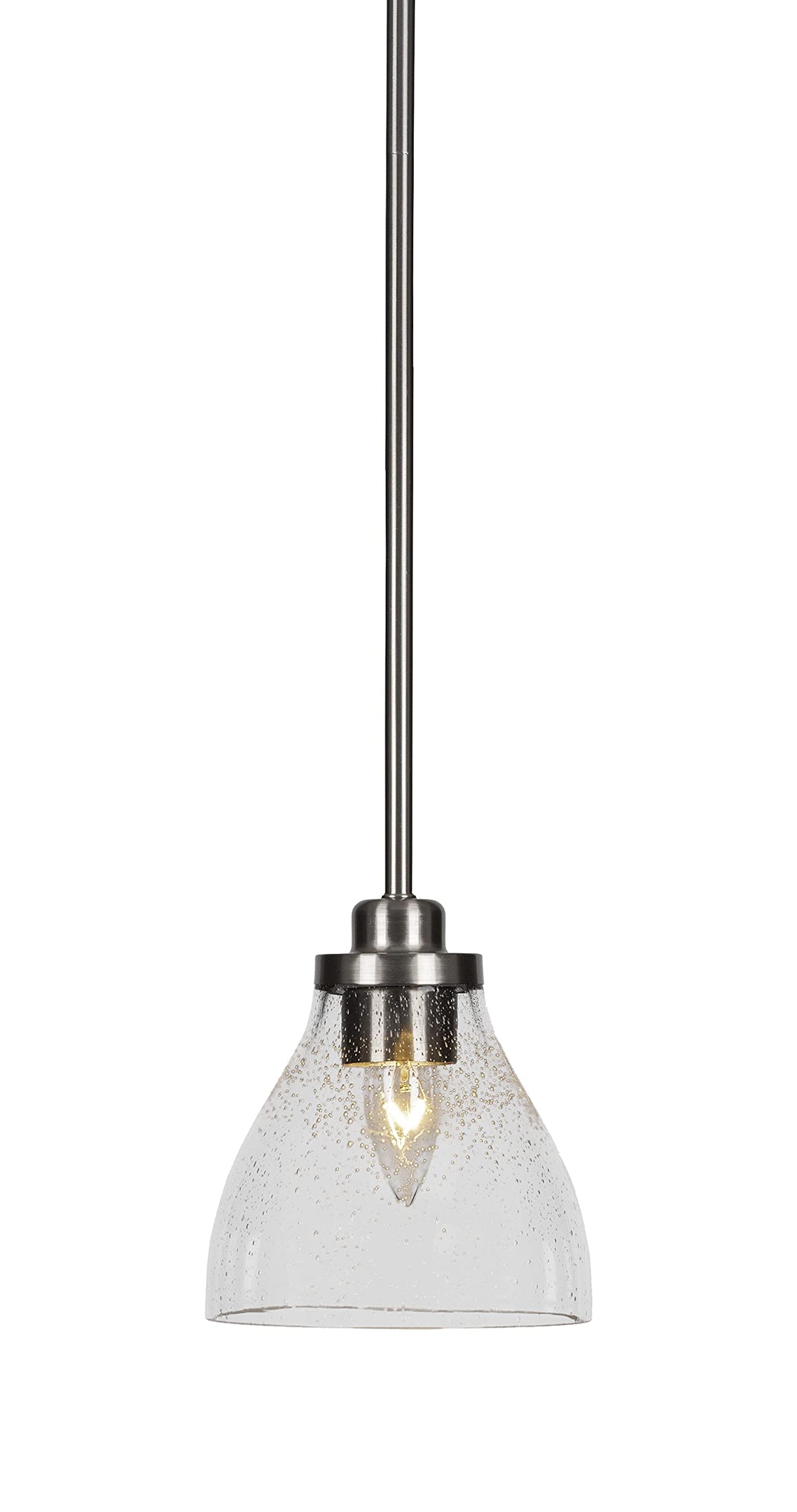 Odyssey 1 Light Mini Pendant in Brushed Nickel (2601-BN-4760)