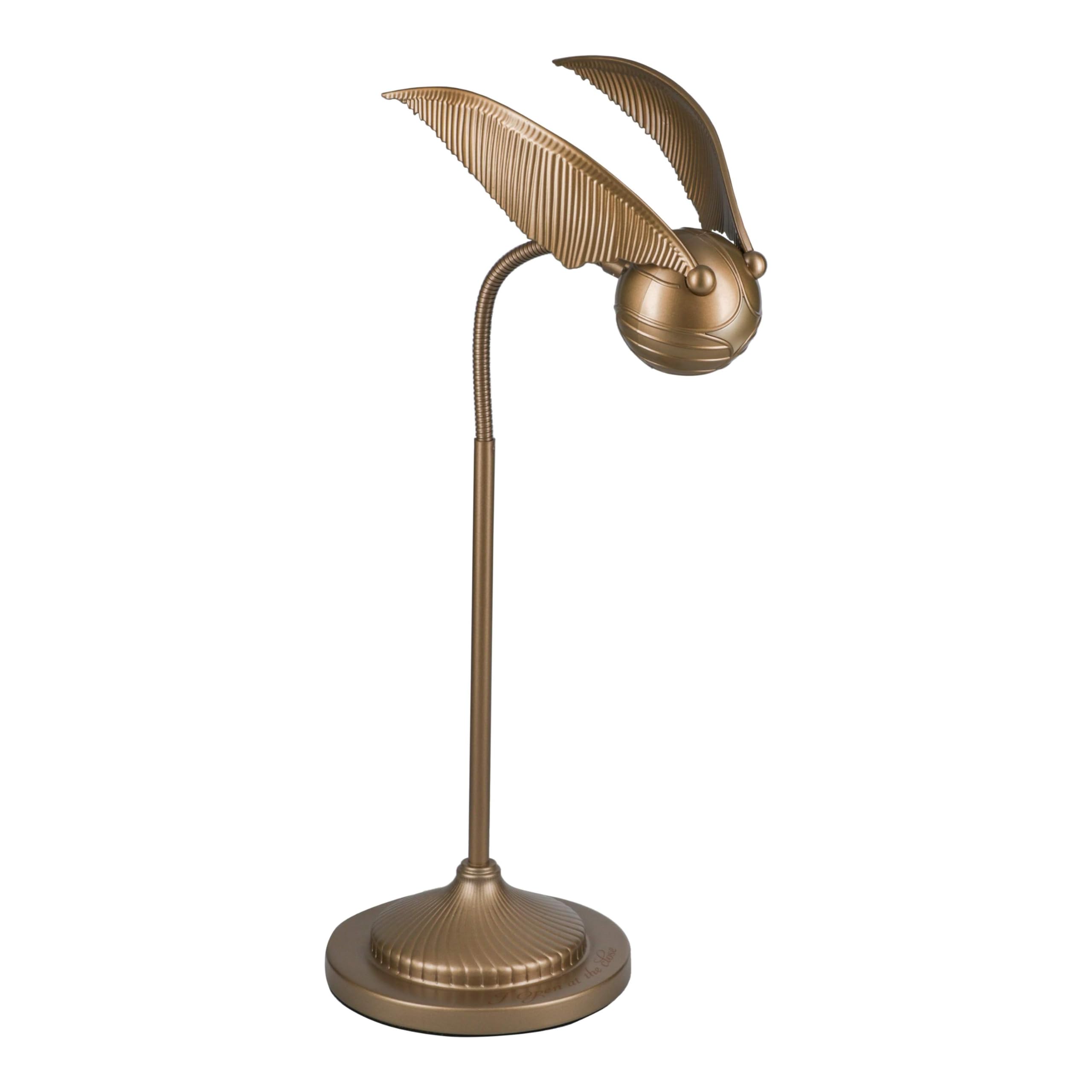 Paladone Golden Snitch Posable Desk Lamp - Officially Licensed Harry Potter Light for Bedside Table Reading, Flexible Neck, Gift