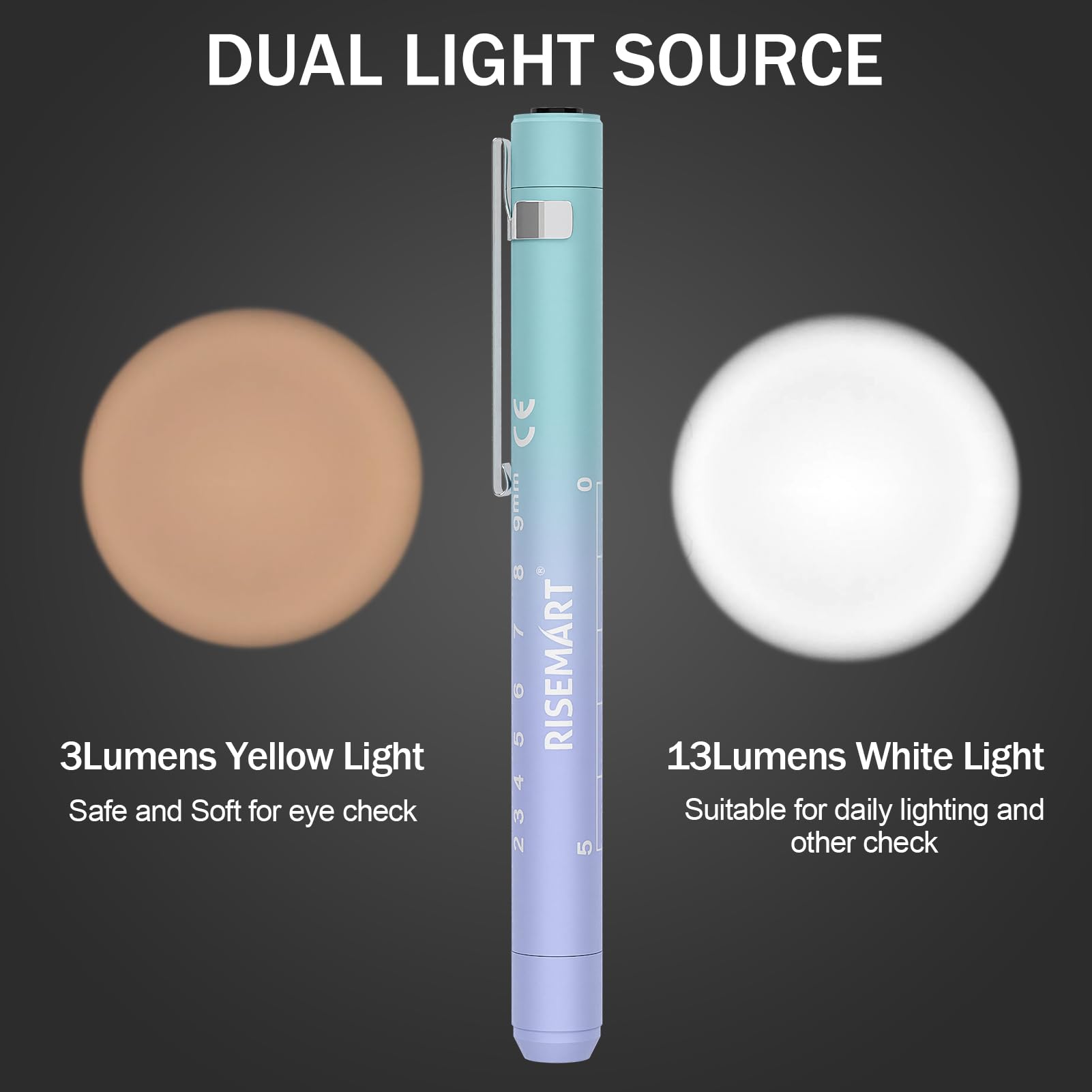 Rechargeable Pen Light For Nurses And Doctors - Led Medical Penlight With Usb Charging, Dual Light Modes, Durable Clip - Ideal G