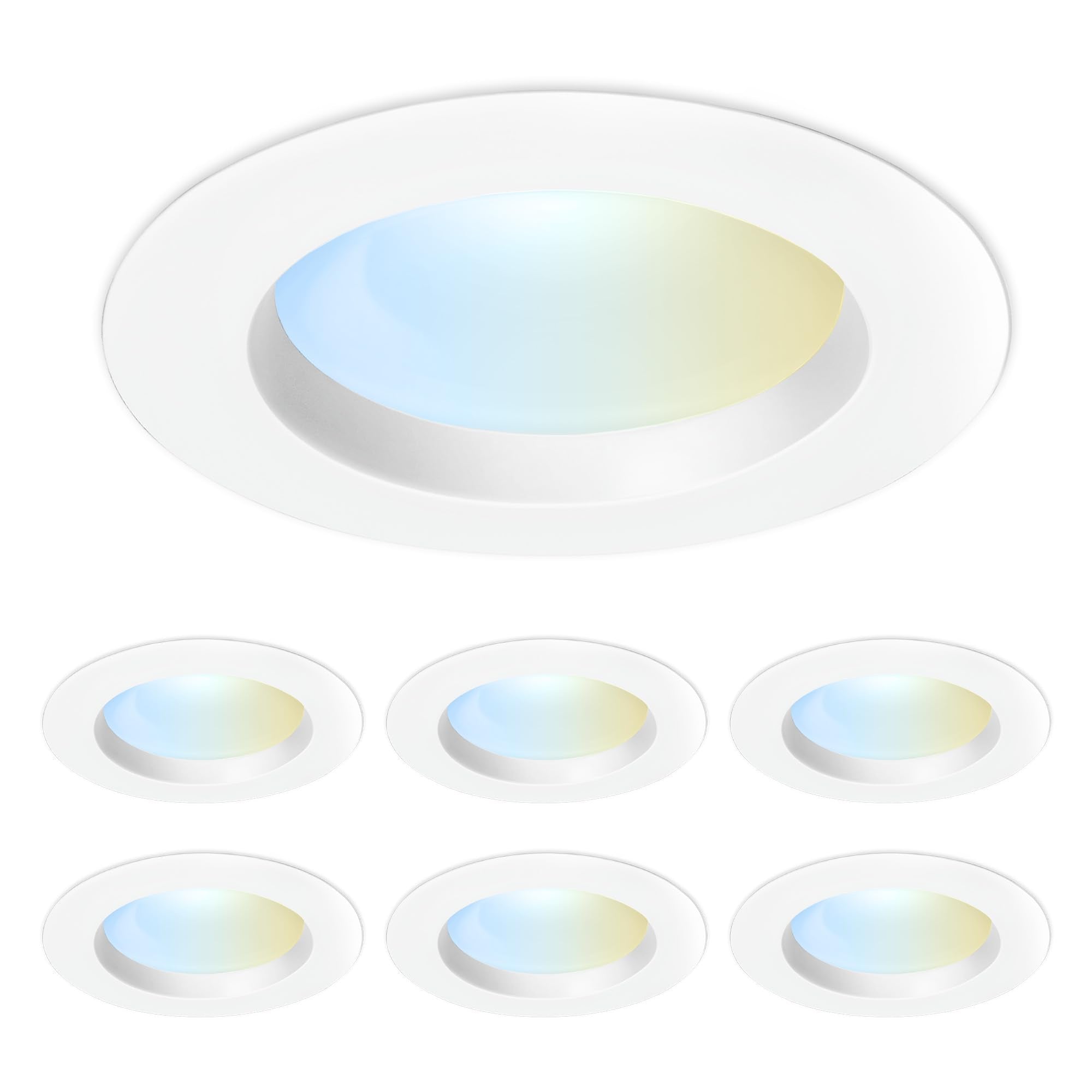Feit Electric 5-6'' LED Recessed Downlight, 120W Equivalent, Dimmable, 5CCT Selectable White, High Output, 90 CRI, 1290 Lumens, 
