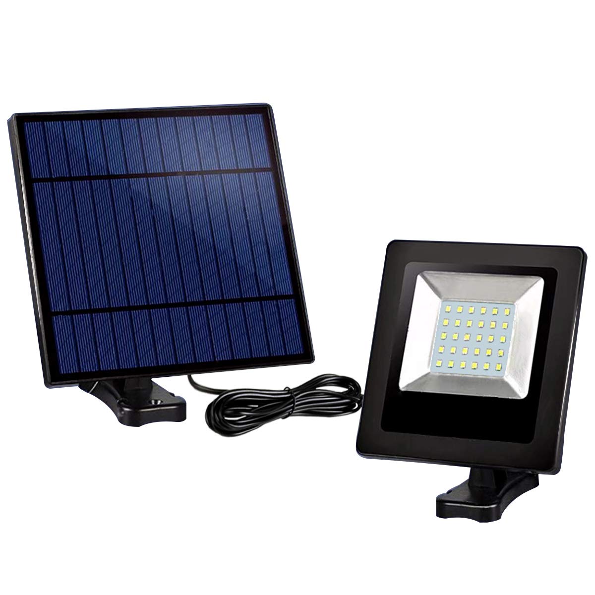 Awanber Solar Powered Lights Outdoor, 2 Pack Wall Mount Solar Dusk To Dawn Lights With Ip65 Waterproof, Super Bright Solar Secur