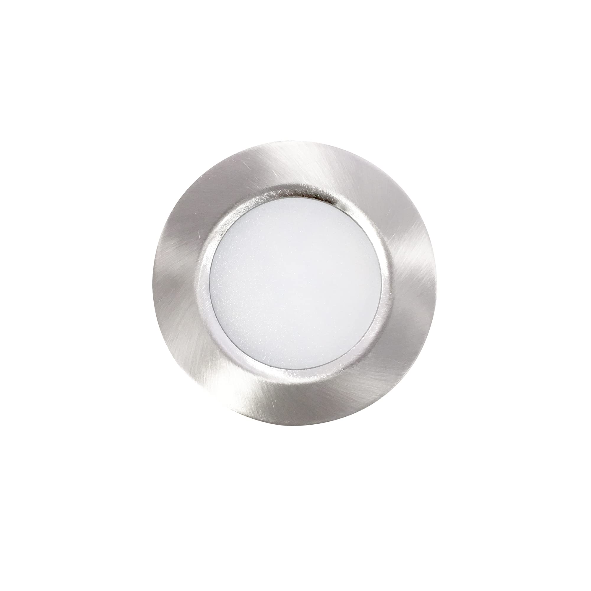 Nora Nmp2-Led27Bn 24V Josh Led Puck Light, Recessed Or Surface Mounted (Brushed Nickel, 2700K)