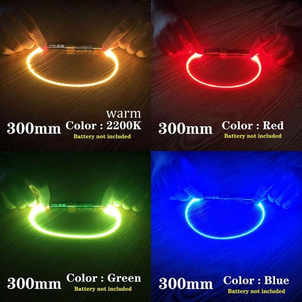 Dc3V 300Mm Flexible Filament Led Filament,Warm Light,2200K,Edison Bulb Led Bead Diodes Light Accessories,Light Bulbs (Blue)