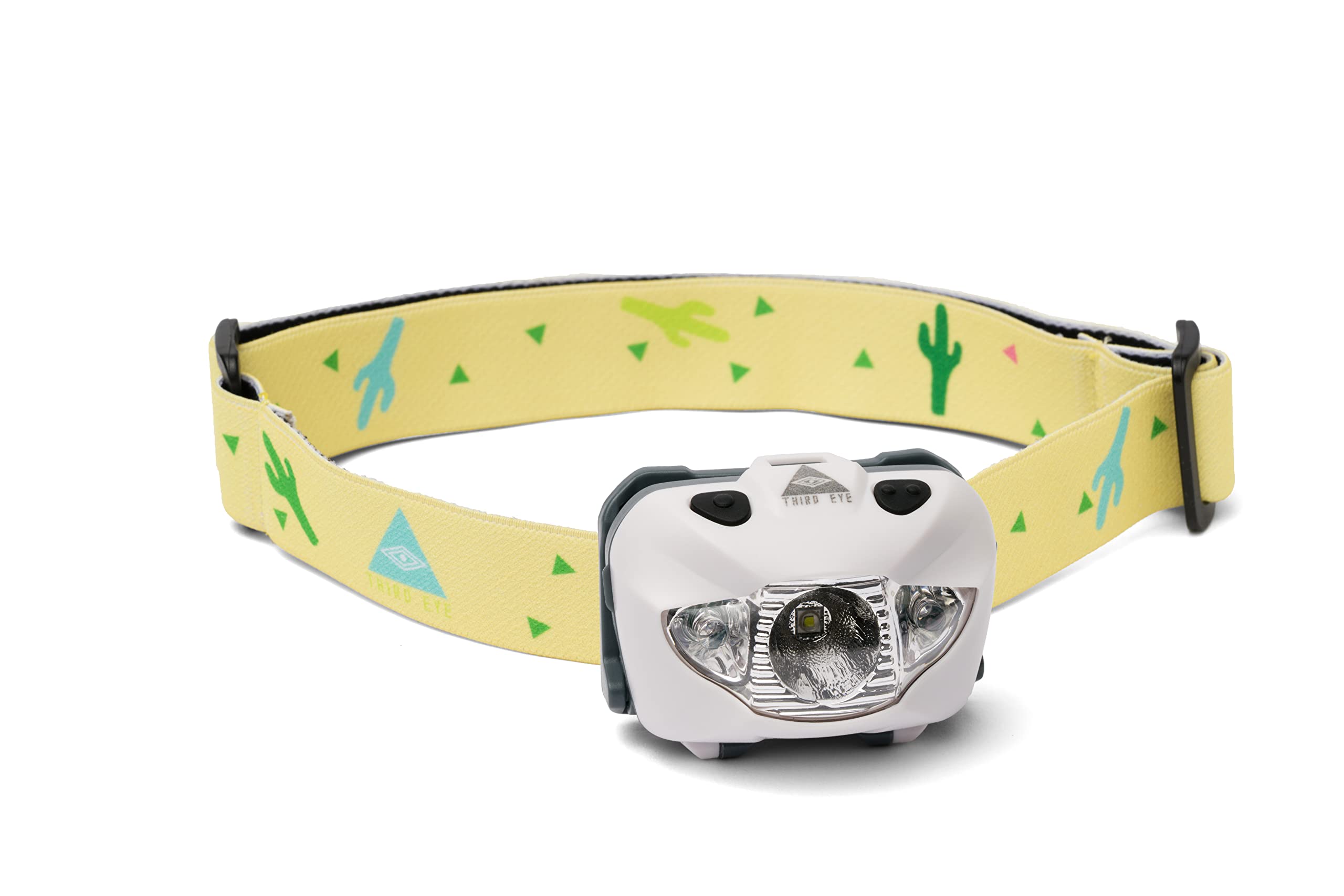 OUTDOOR ENLIGHTENMENT Third Eye Headlamp - 168 Lumens, Adjustable Tilt, Durable, One Size Fits Most, Cactus Color