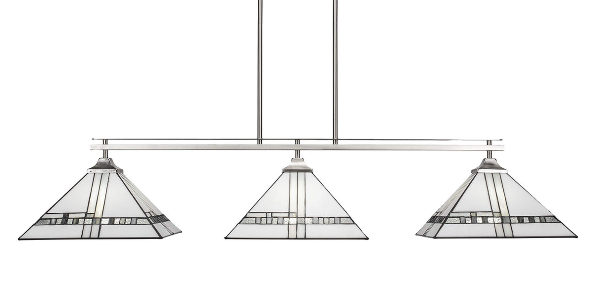 Odyssey 3 Light Island in Brushed Nickel (2643-BN-955)