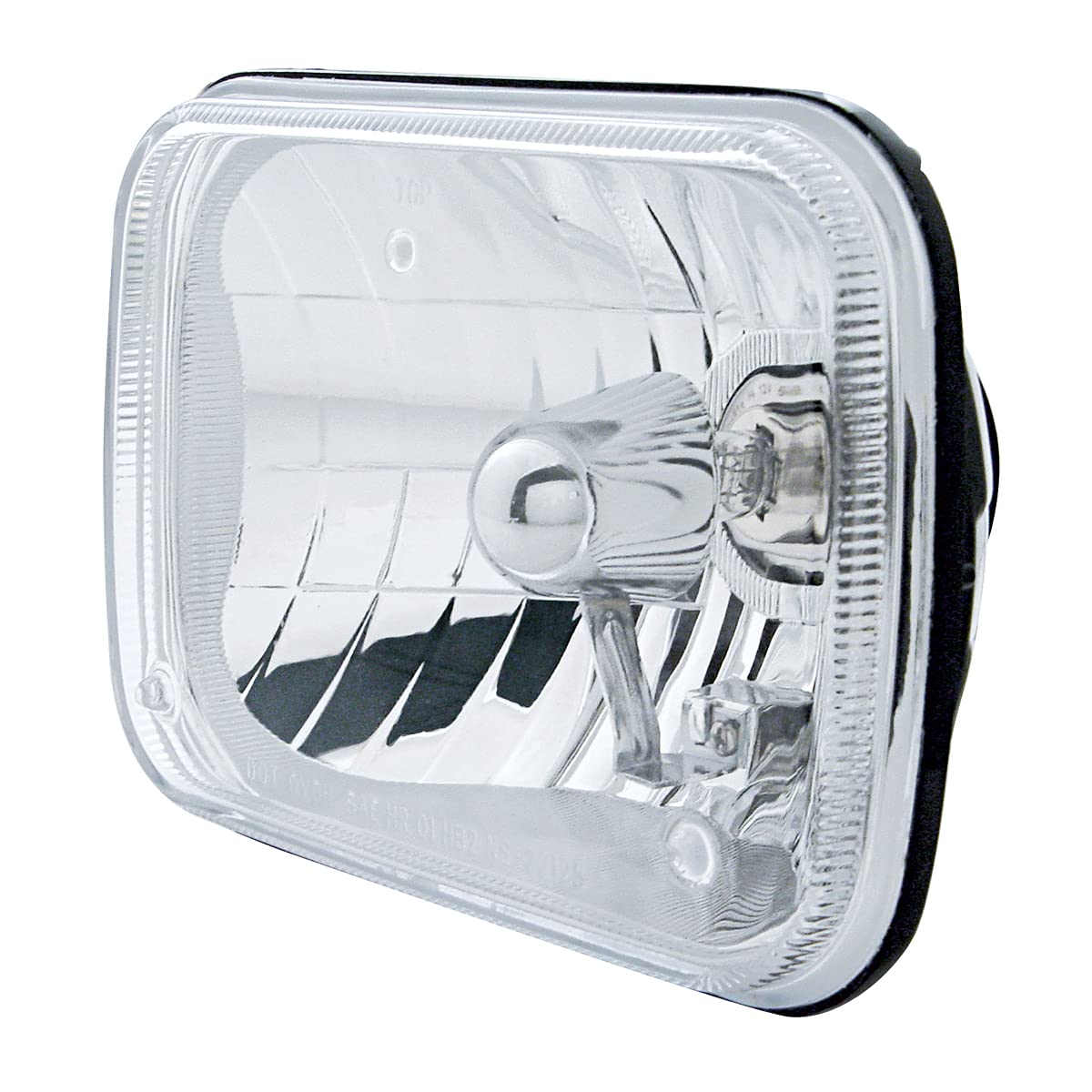 United Pacific 31389 Ultralit 5   X 7    Crystal Clear Glass Rectangular Headlight, Reinforced Reflector, Rugged Anti-Vibration