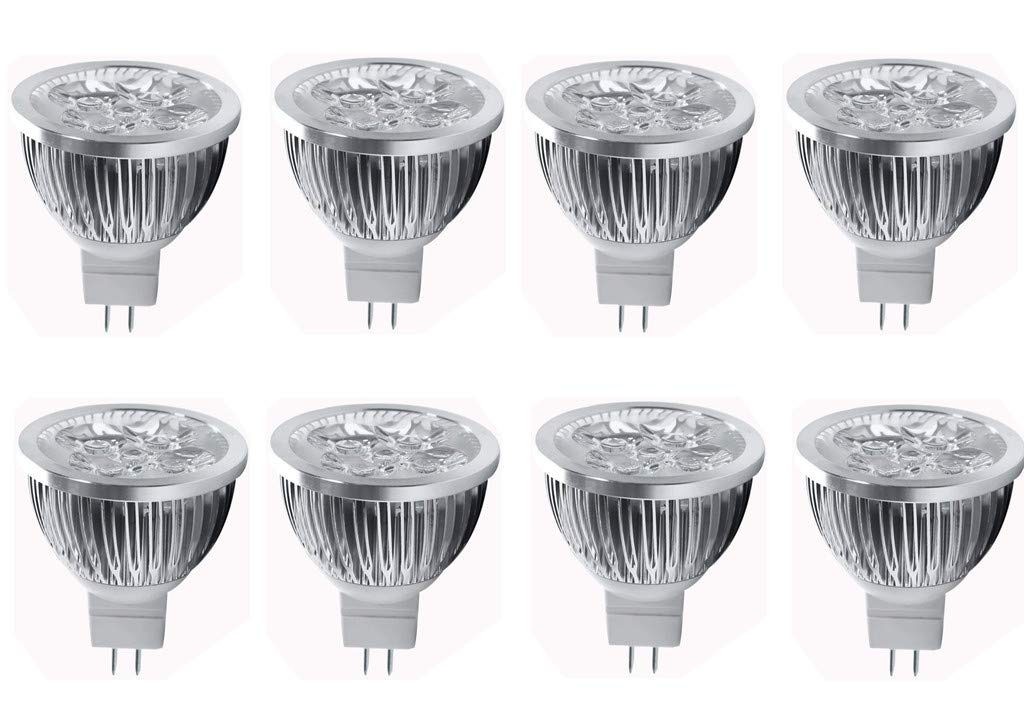 JKLcom 4W LED MR16 Bulbs 12V 4W LED Spotlight Bulb for Landscape Track Light, MR16 GU5.3 Base,12 Volt,4W(35W Equivalent Halogen 