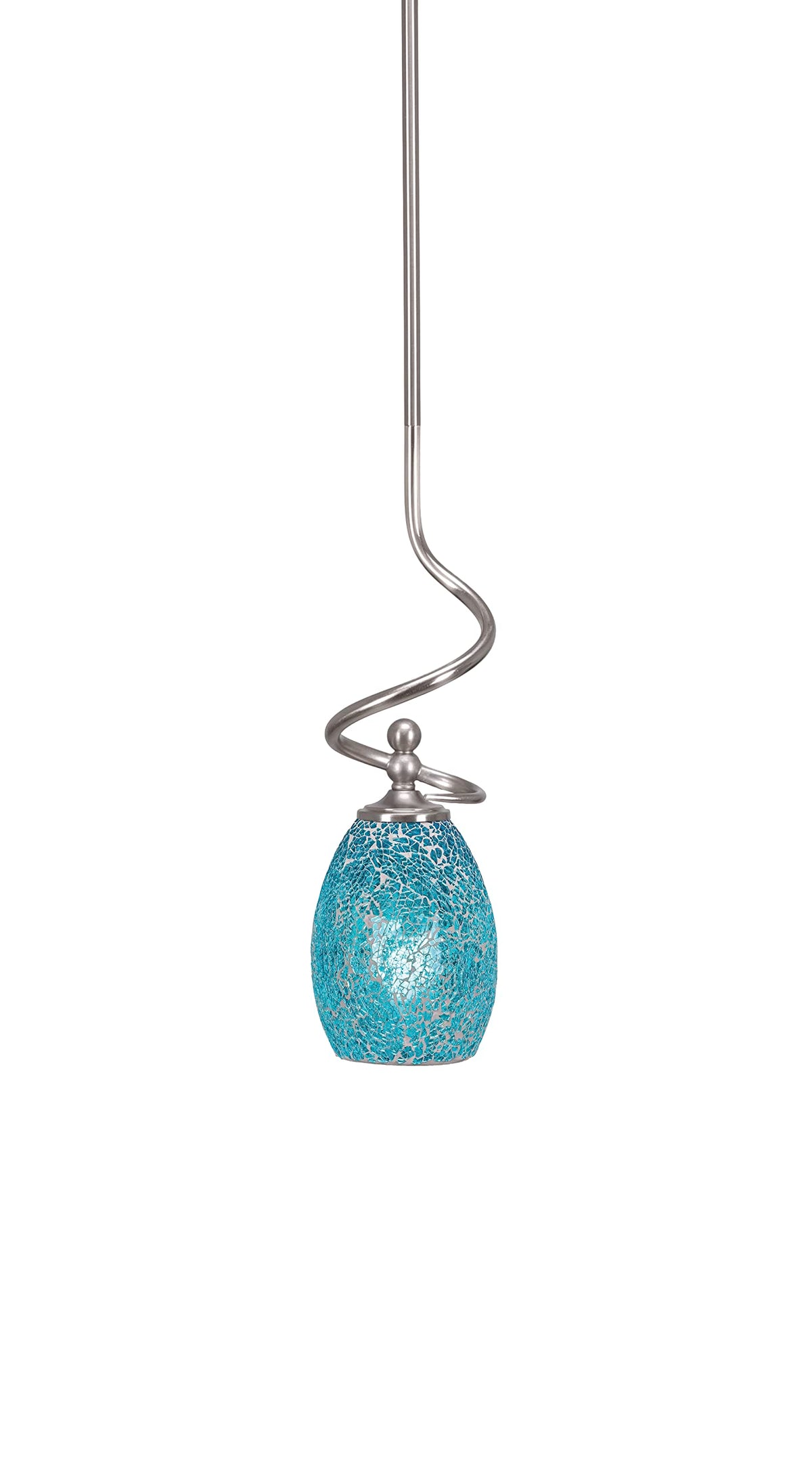 Capri 1 Light Mini Pendant in Brushed Nickel (901-BN-5055)