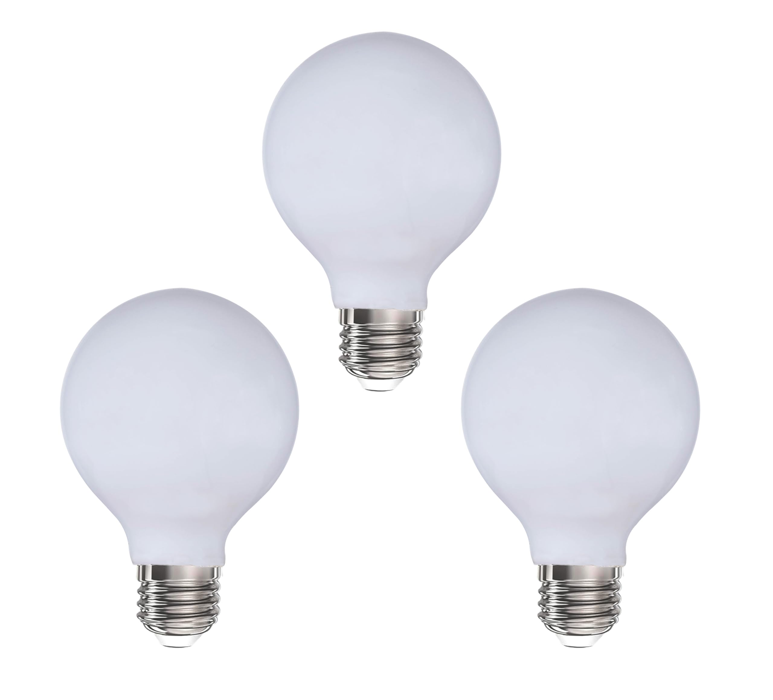 SDLUXBULB G25 Globe Edison Light Bulbs 8W 1000LM(100W Incandescent) E26 dimmable Vintage Round LED Vanity Light Bulb for Bathroo