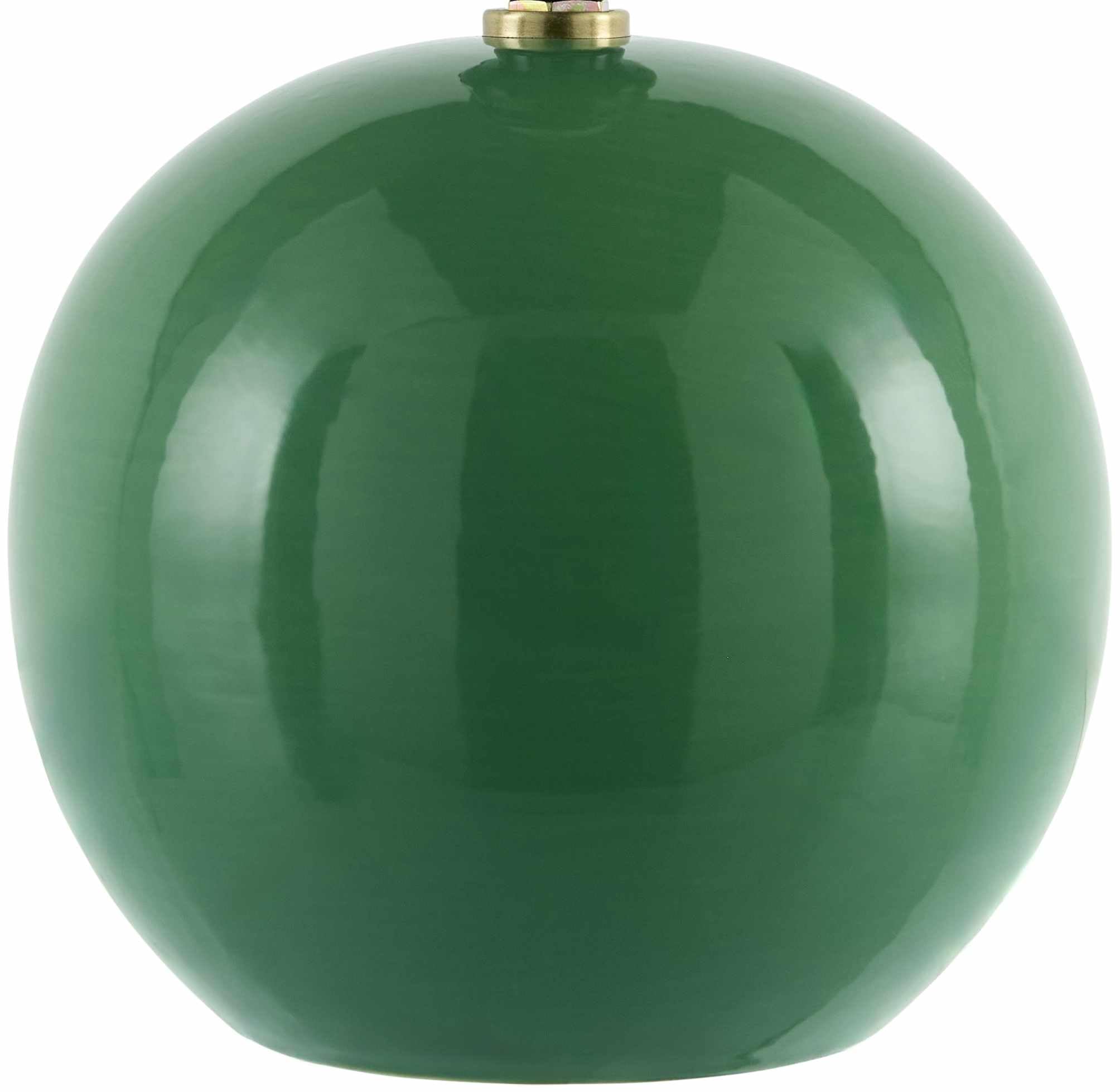 Boutiquerugs Shcheglovo Boho Ceramic Bedside Table Lamp For Bedroom Nightstand - End Side Lighting For Living Room - Green - 12'