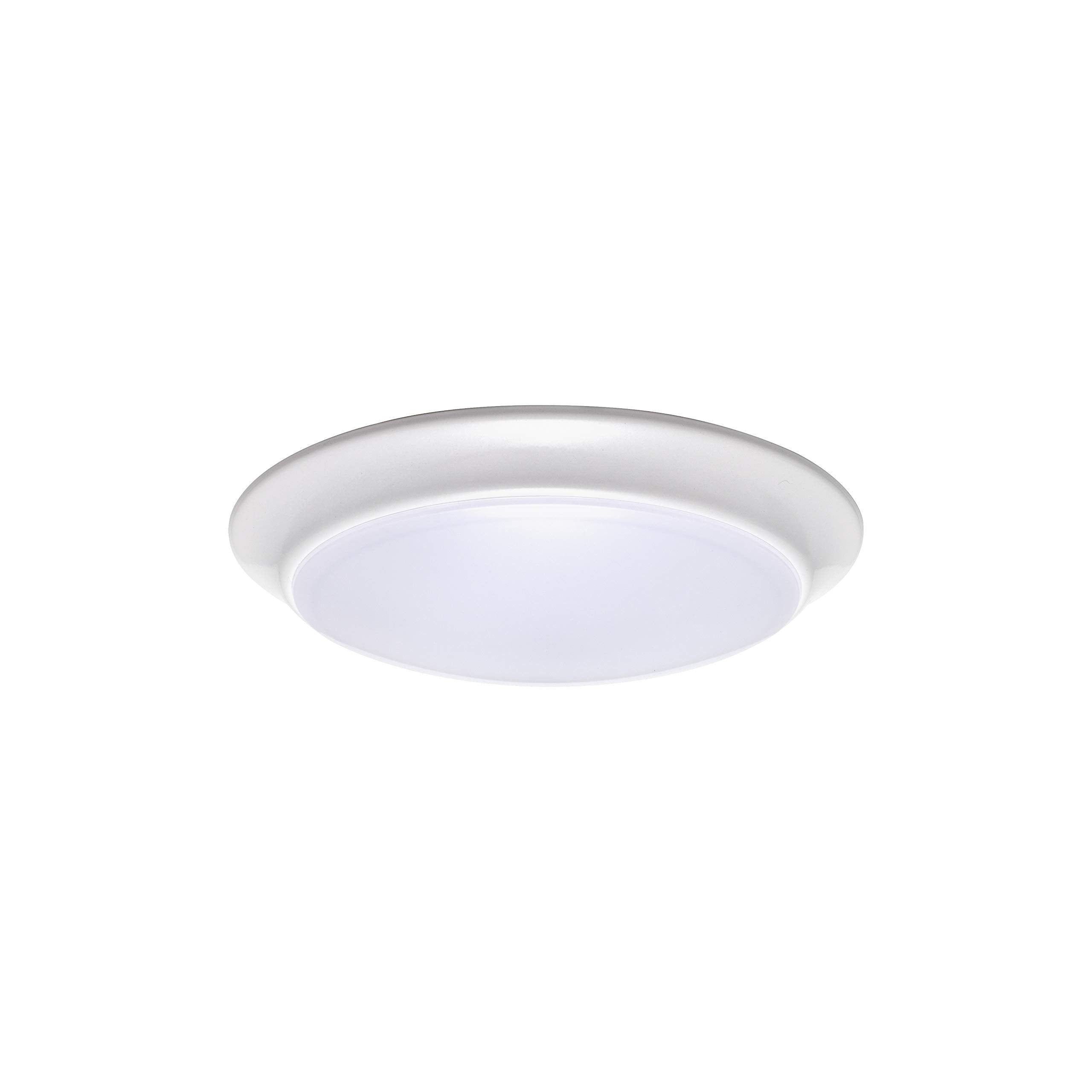 Lit-Path Led Flush Mount Ceiling Light, Dimmable 11.5W, 900 Lumen, Aluminum, 5000K, 4-Pack, Damp Location Rated For Bathroom