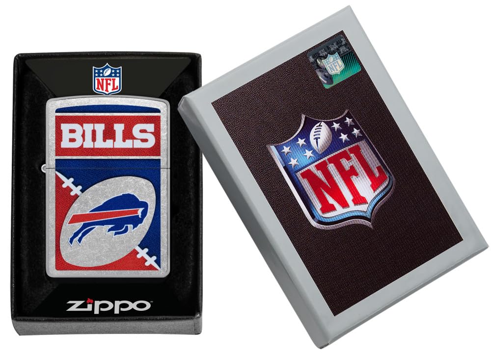 Zippo Nfl Buffalo Bills Street Chrome Pocket Lighter