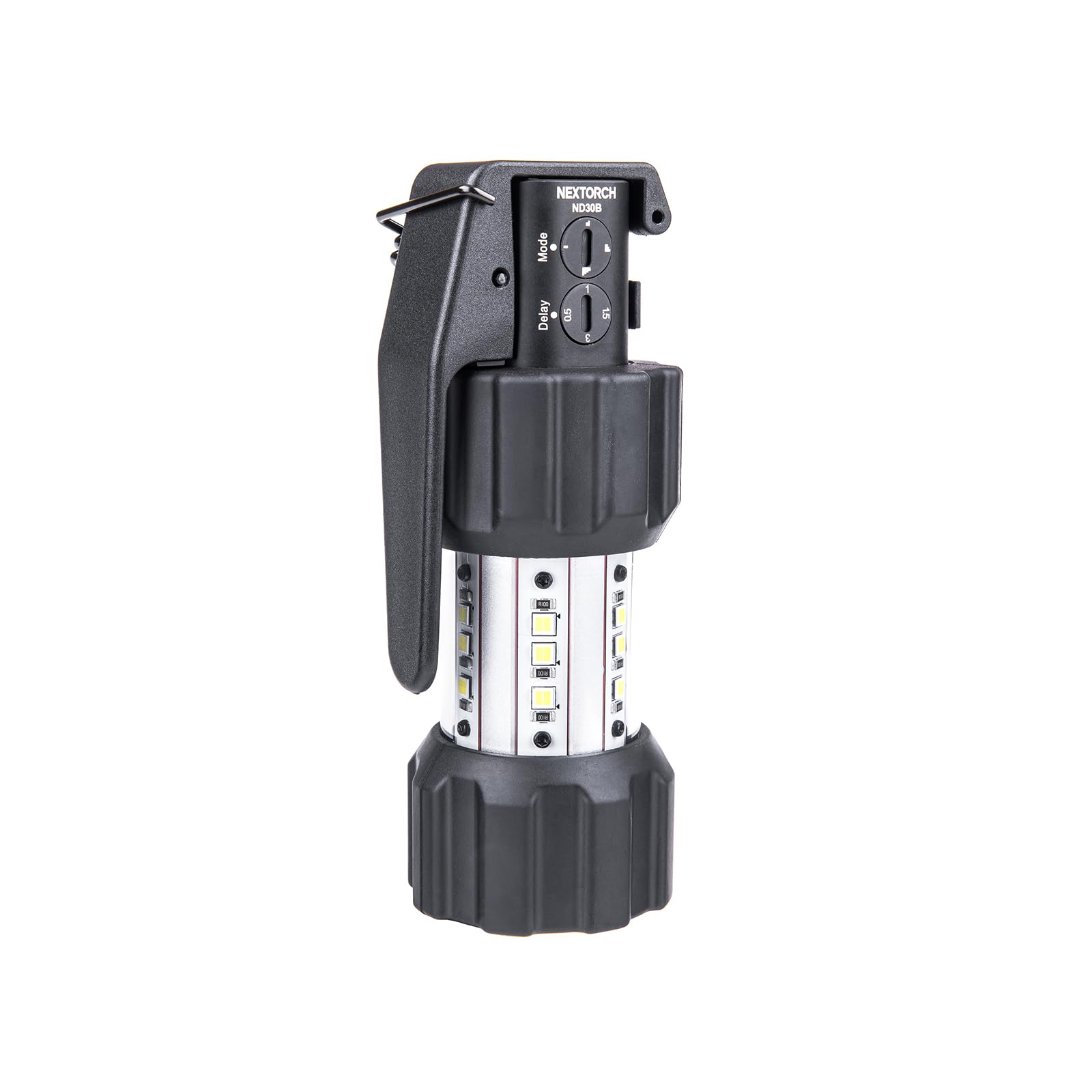 NEXTORCH ND30B Civilian Electronic Distraction Device  11 000 Lumen Strobe Light & 130dB Audio Output in Rubber for Training  Home Security and Emergency Signaling