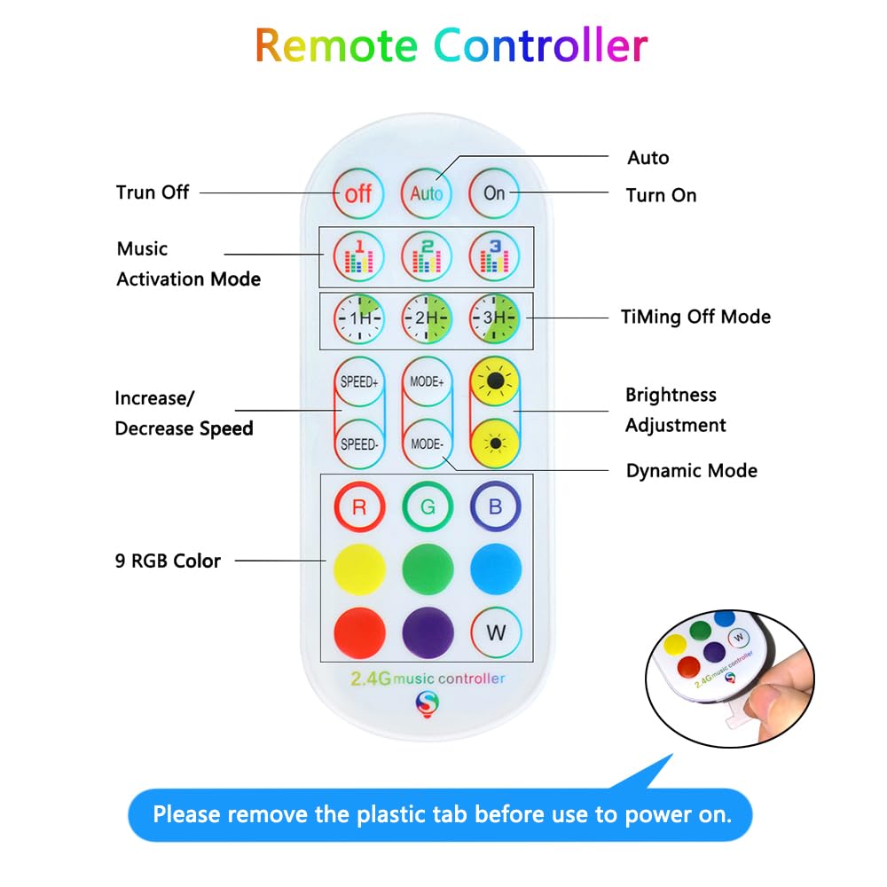 ADRESUNO WS2812b LED Strip 30 Pixels/m, 9.8FT, Bluetooth APP Control, White PCB, Model AD24KEYSUS30LED