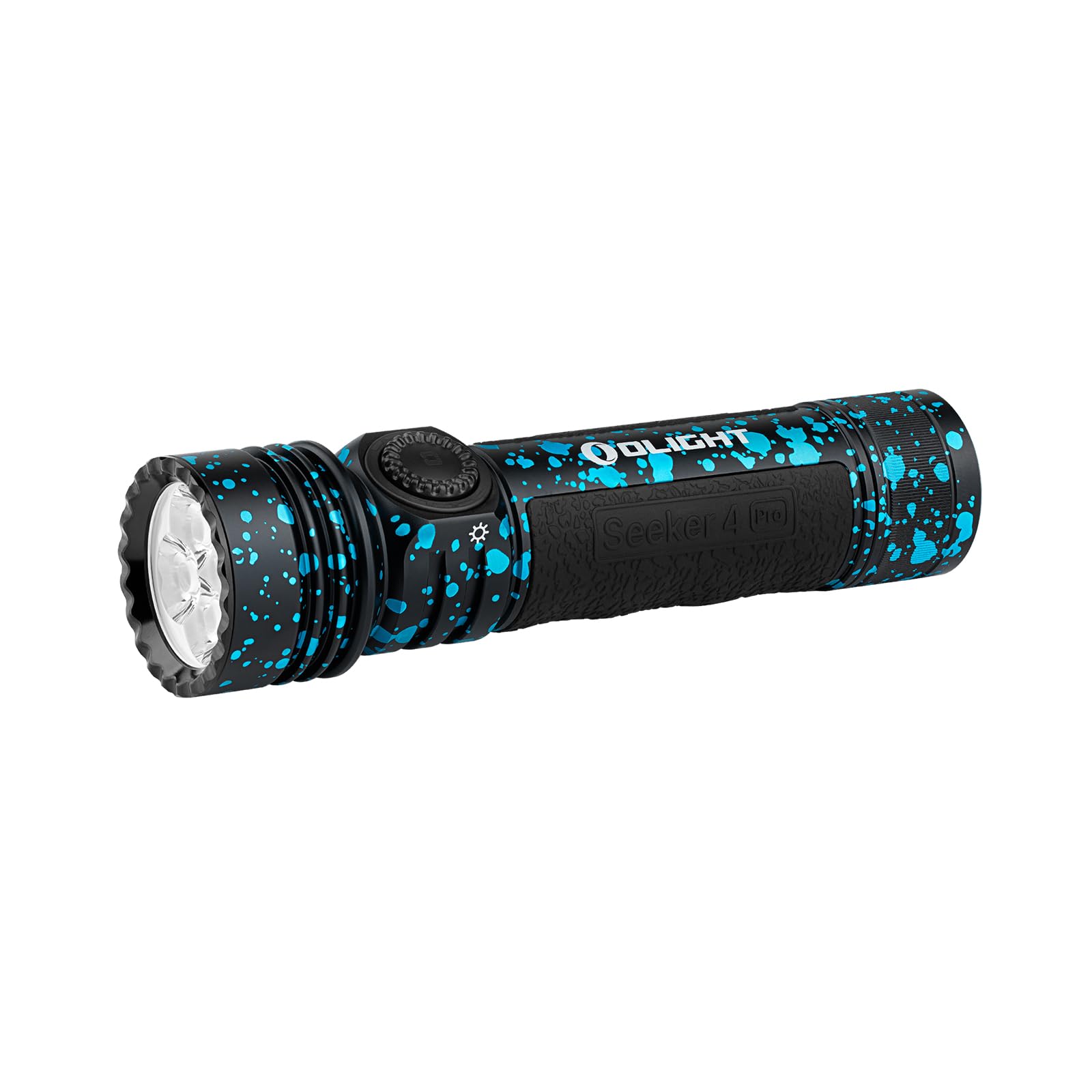 OLIGHT Seeker 4 Pro Flashlight, 4600 Lumens, USB C Holster, Waterproof IPX8, Neptune Color, Model SEK4PRO-NPCW#300000