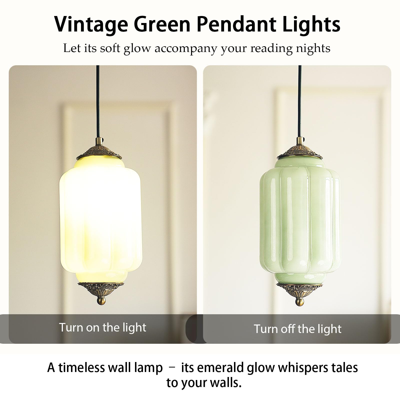 Yesids Vintage Milk Glass Pendant Lights Kitchen  Brass Color Glass Ceiling Light Fixture  Retro Industrial Pendant Lighting For Dining Room  Kitchen  Bedroom  Entryway  Hallway (Green  5.5In)