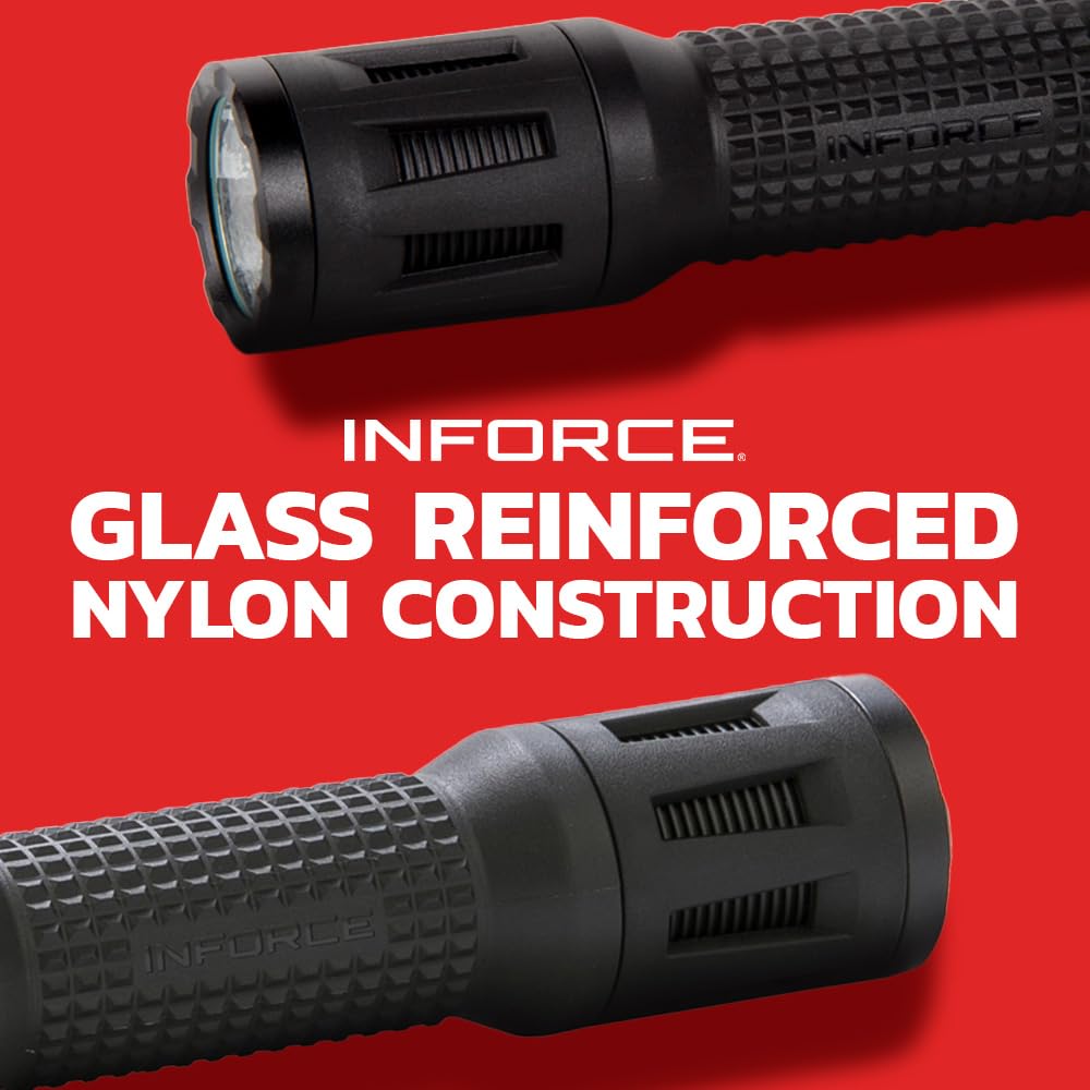 Inforce TFX Handheld Flashlight 700 Lumens White Light, Black Body