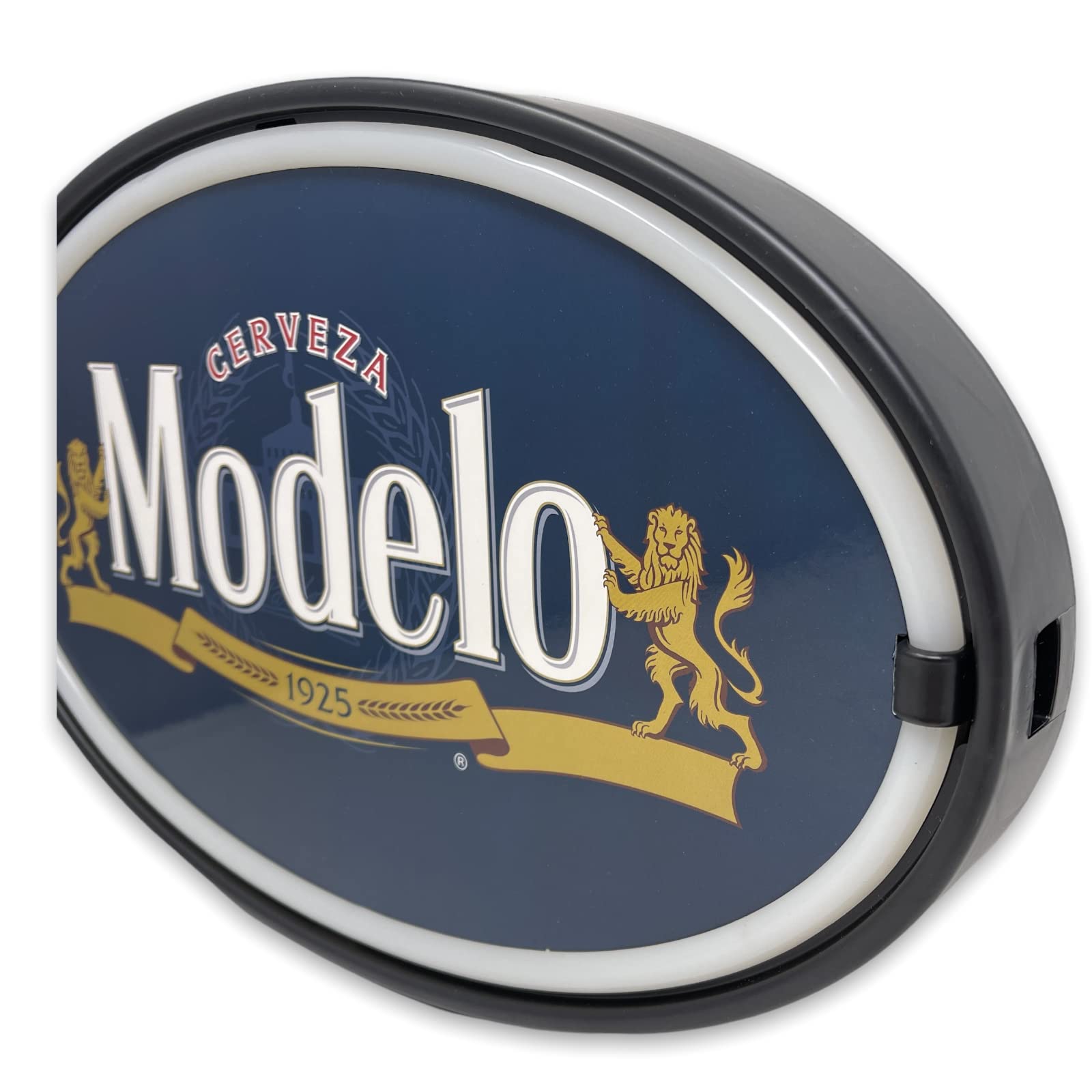 SOTT LED Neon Sign - Modelo Cerveza Wall Décor, 16in x 10in, Vintage Inspired, for Home, Game Room, Bar, or Man Cave