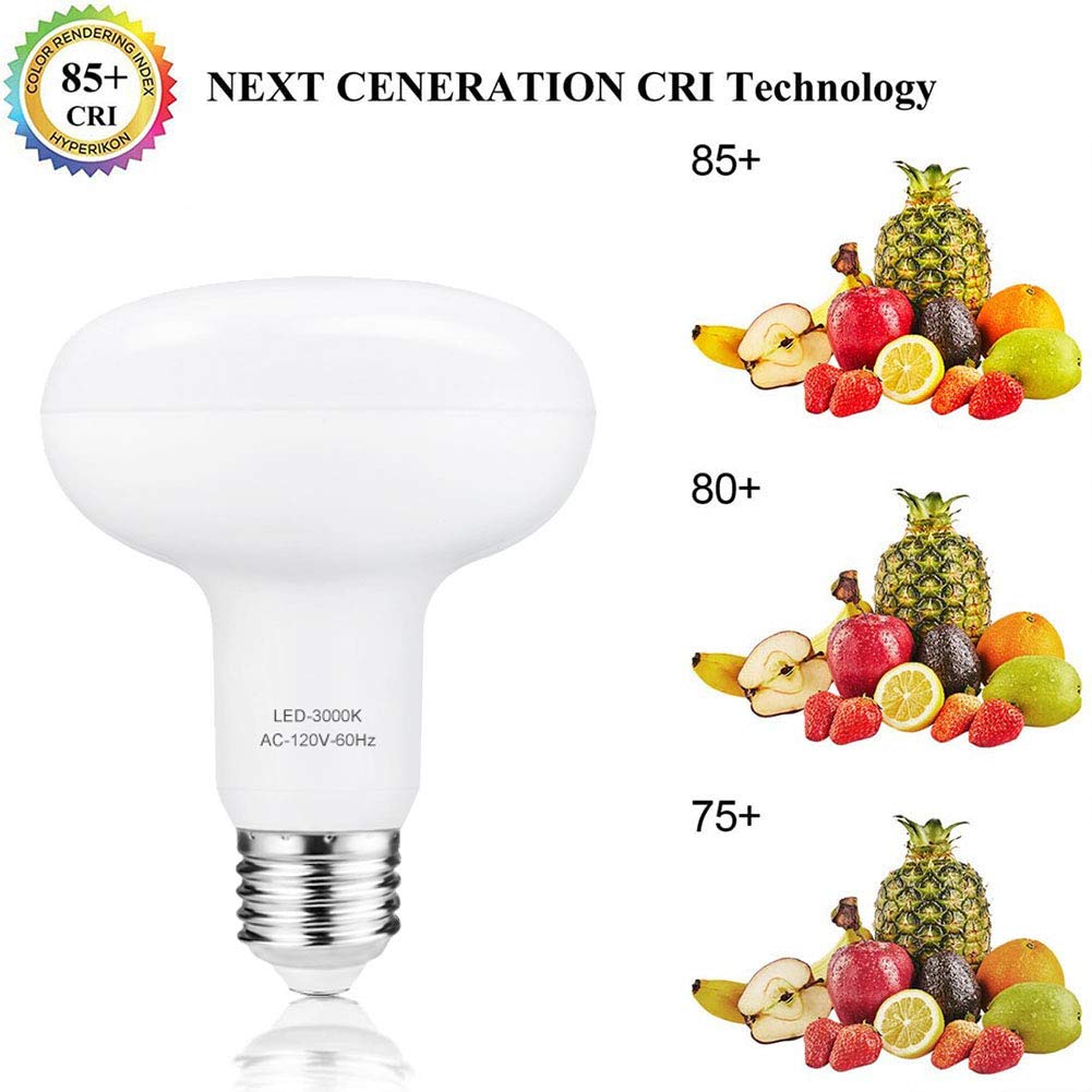 Small Frog R30 LED Bulb, 12W (100W Equivalent), 1200 Lumens, Dimmable, 3000K Soft White, 4 Count Pack