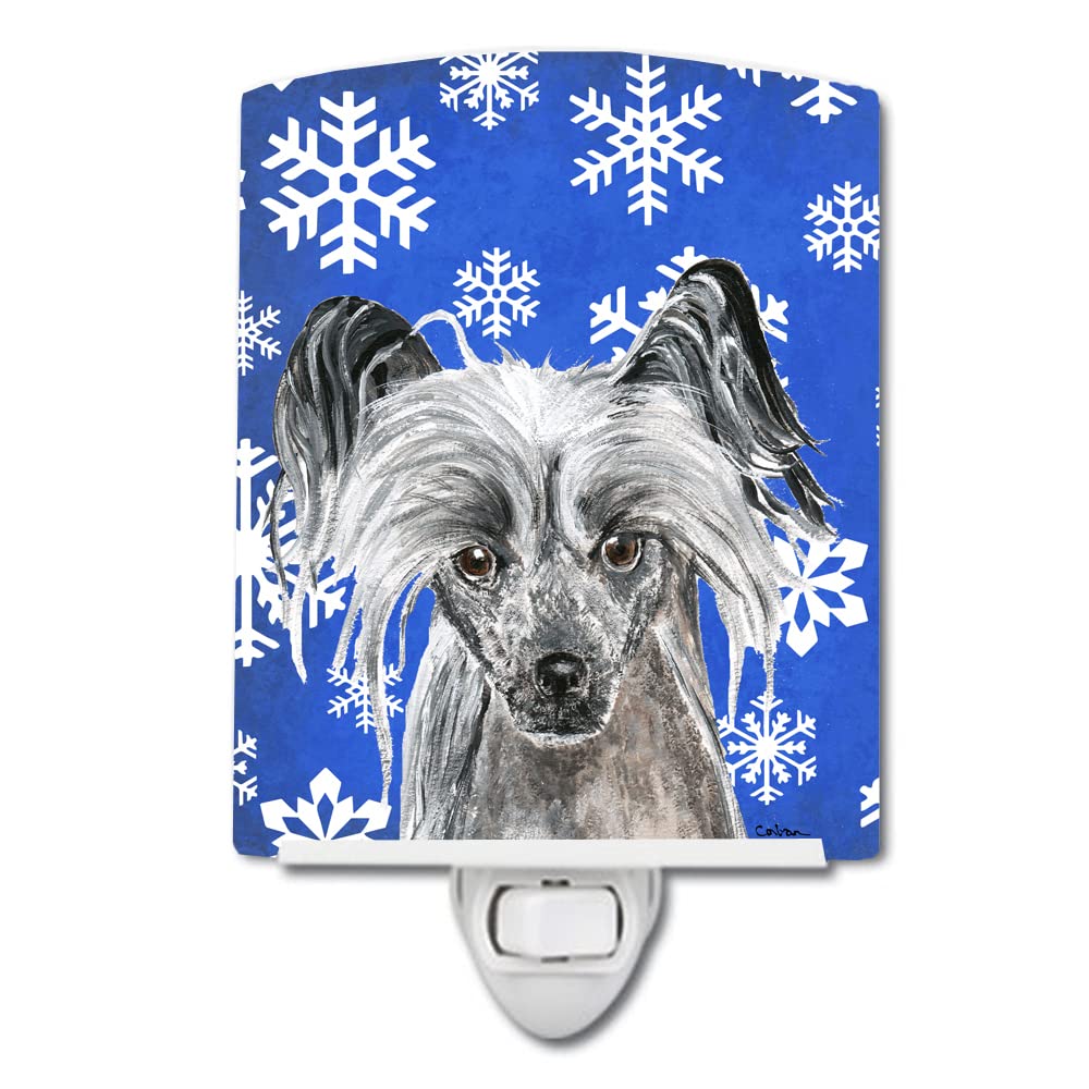 Carolines Treasures Ceramic Night Light, SC9606CNL, 6x4x3in, Multicolor, UL-Certified, Ideal for Bedroom, Bathroom, Nursery