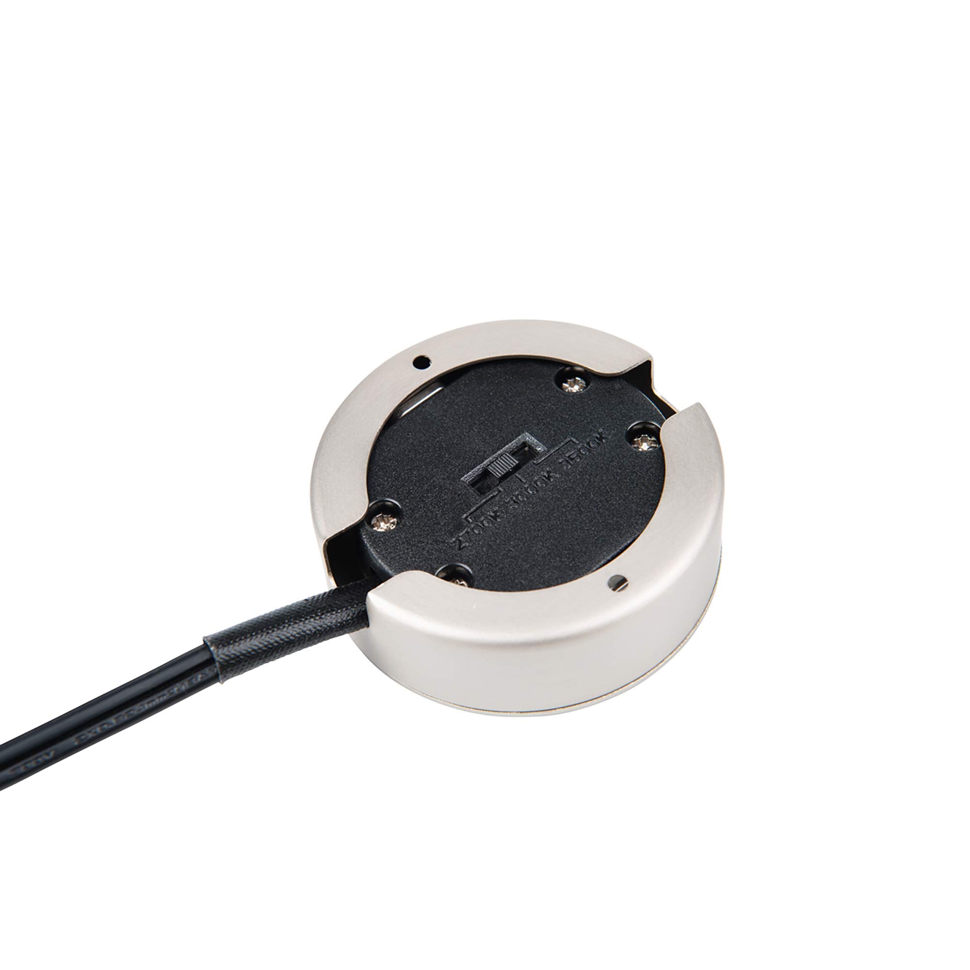 WAC Lighting LED Puck Light 3-CCT Selectable 2700K-3000K-3500K Brushed Nickel Model HR-AC71-CS-BN