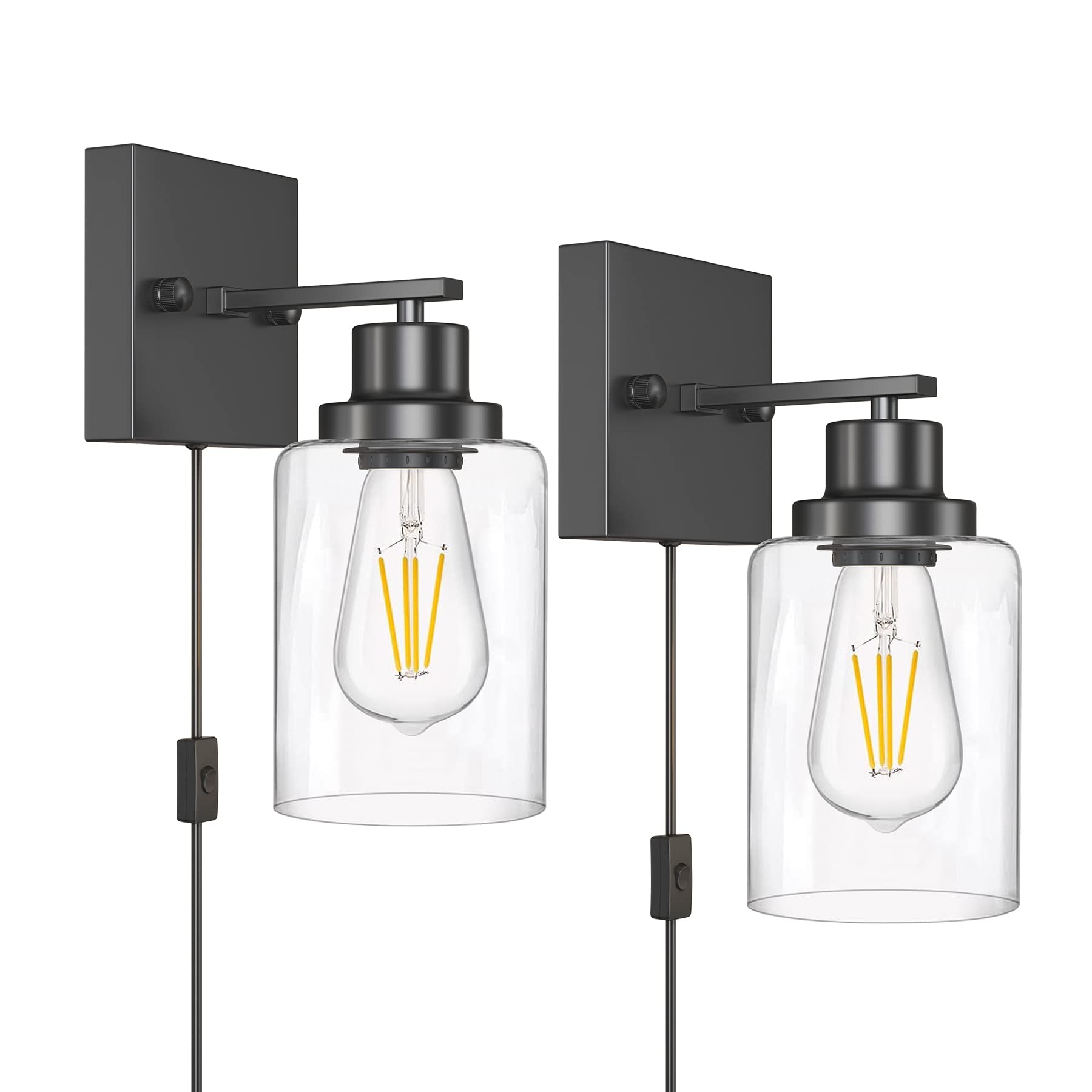 DIKAIDA 12 Light Bathroom Light Fixtures  Black Bathroom Lighting Fixtures Over Mirror Matte Black Modern Vanity Lights Wall Lighting for Mirror Bedroom  Living Room (78.7inch)