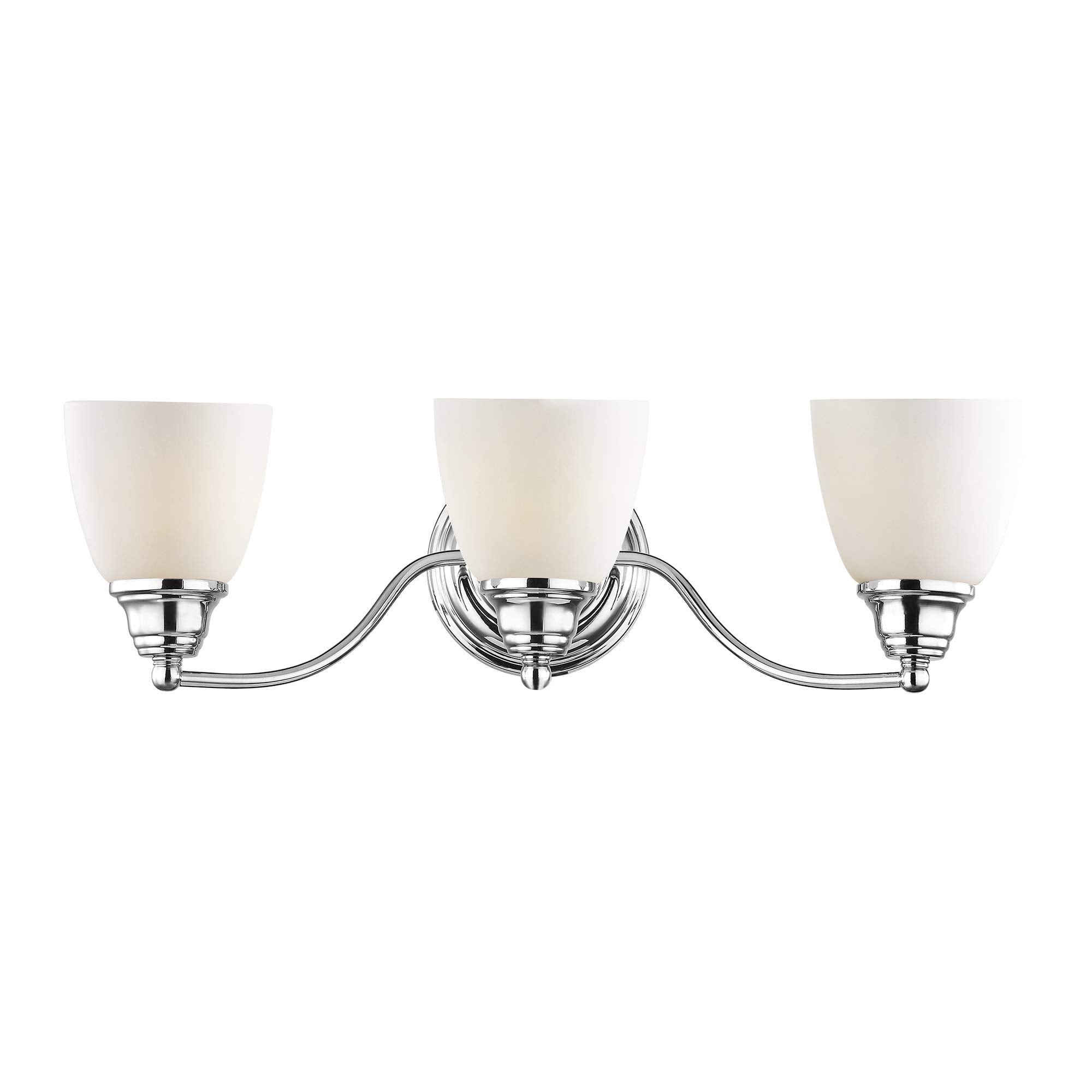 Livex Lighting 13673-05 Somerville 3-Light Bath Light, Alloy Steel, Polished Chrome, 23 x 7.5 x 7 inches