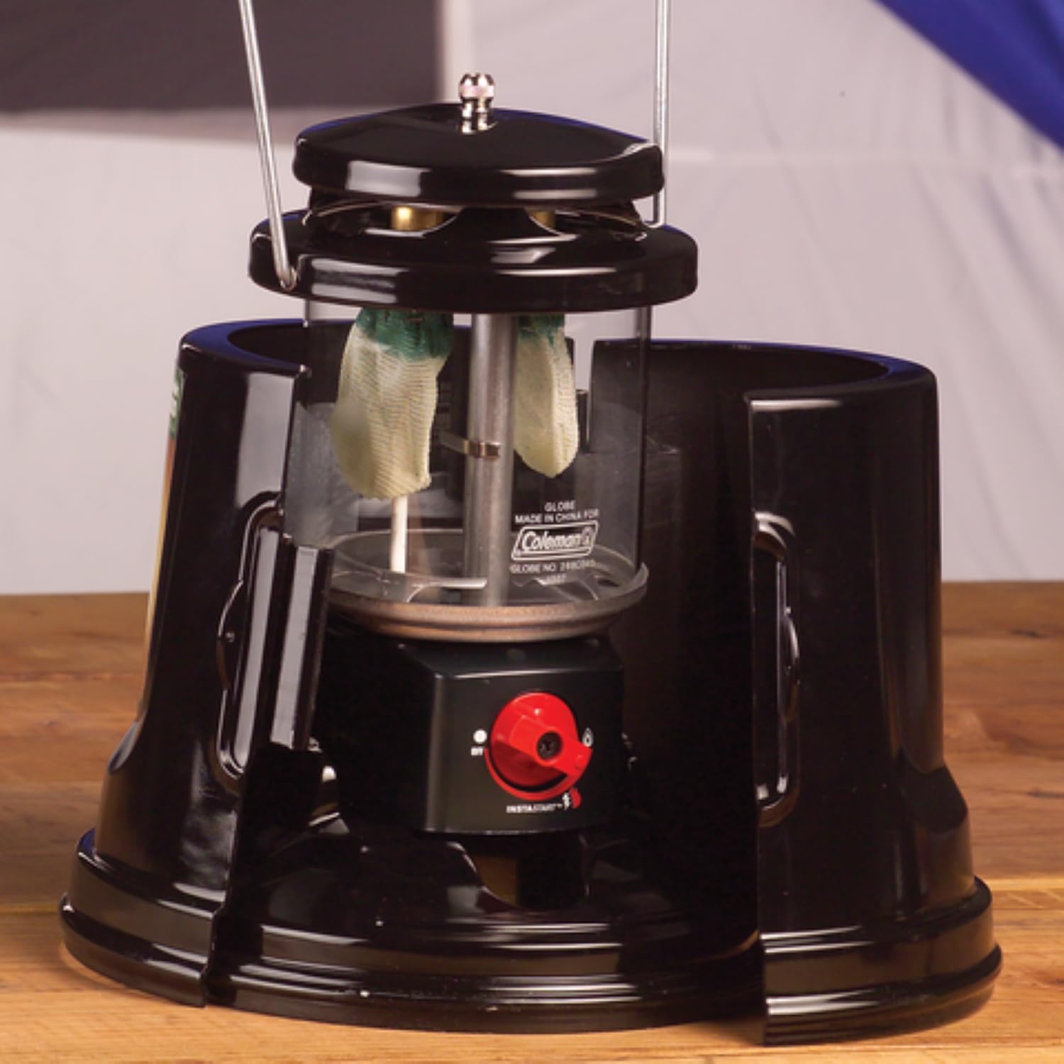 Coleman QuickPack Deluxe+ 1000 Lumens Propane Lantern with Carry Case, 2-Mantle Lantern with Automatic Ignition, Adjustable Brig