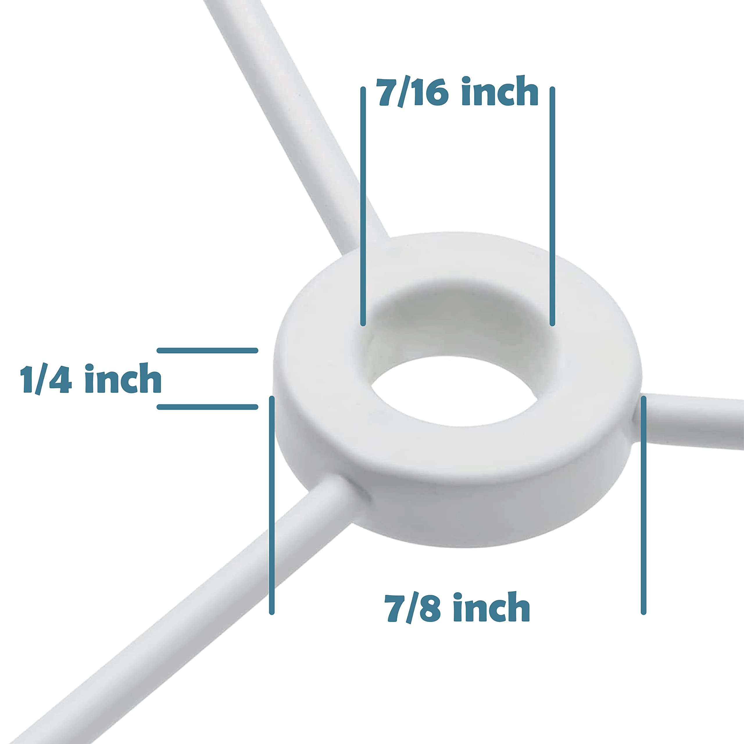 Aspen Creative 20107-12, Metal Diy Drum Lamp Shade Strong Ring, Us Style Spider That Connects To Lamp Harp, Top Ring-Brass Plated/Bottom Ring-Galvanized, 2 Set / 18&quot; Diameter Ring