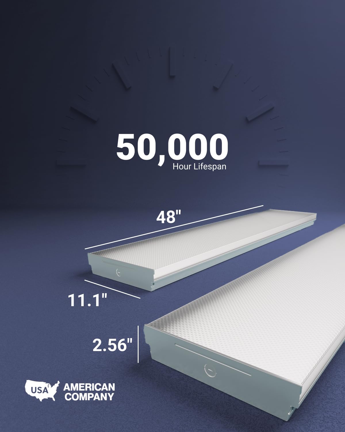 Sunco Led Garage Lights, 11 Inch Shop Light Prisma Wraparound, Utility Ceiling Light Fixture For Workshop, 8500 Lumens, 72W, Sel